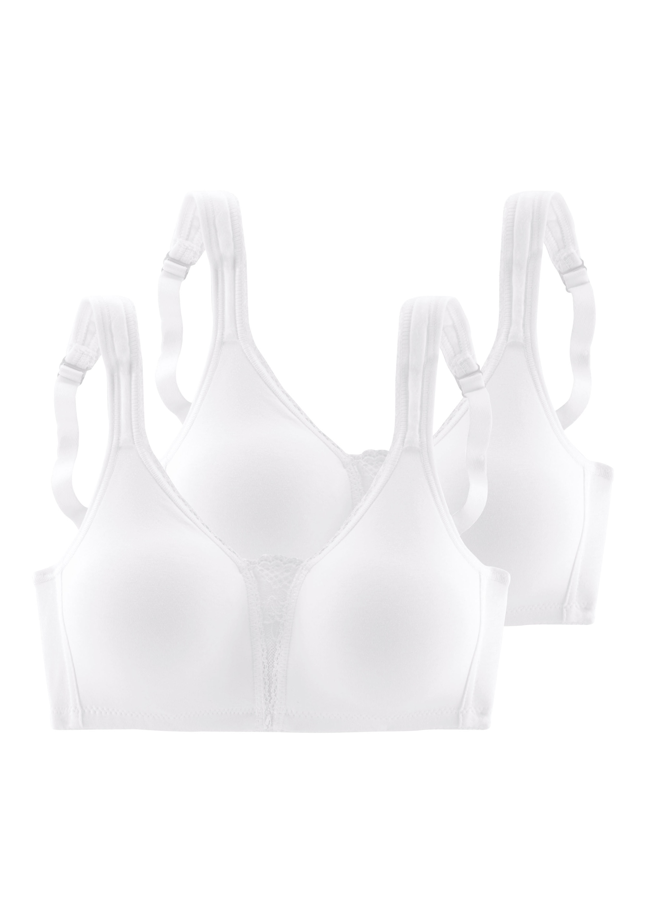petite fleur Soft-BH, ohne Bügel mit Spitzen-Details