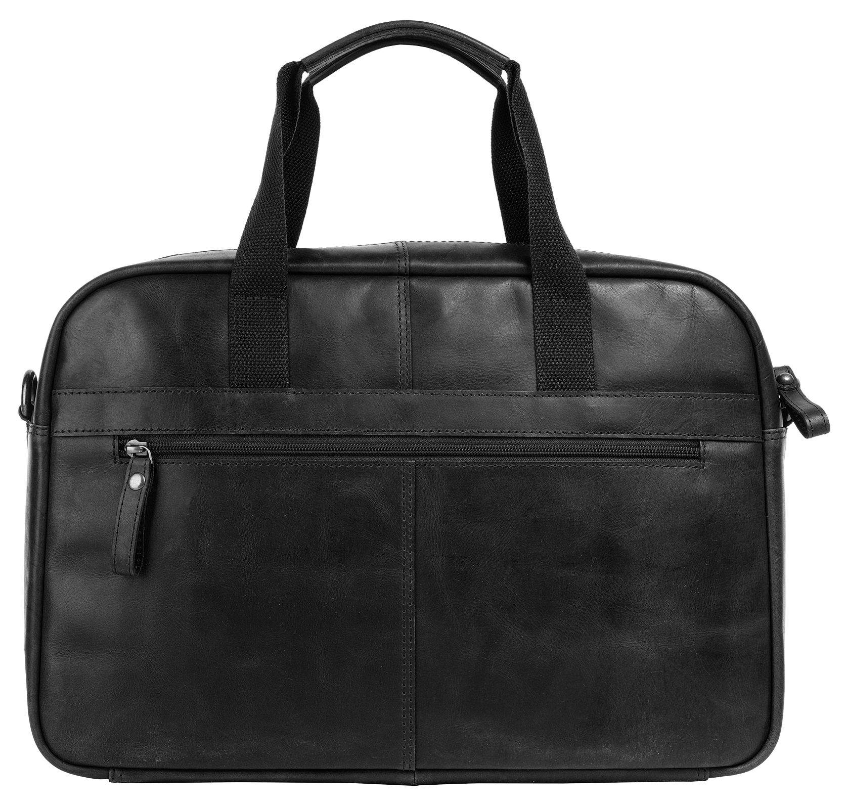 Sansibar Aktentasche »Businessbag Black«, echt Leder