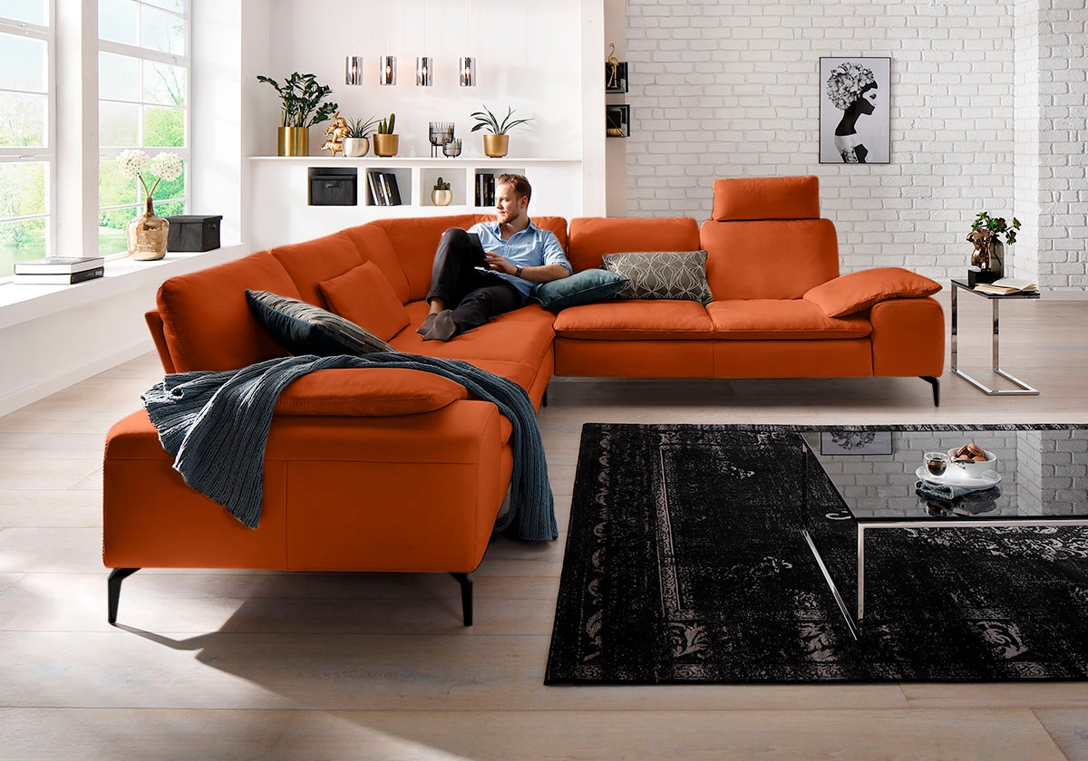 W.SCHILLIG Ecksofa »valentinoo, Designsofa, elegant und bequem, L-Form« mit günstig online kaufen