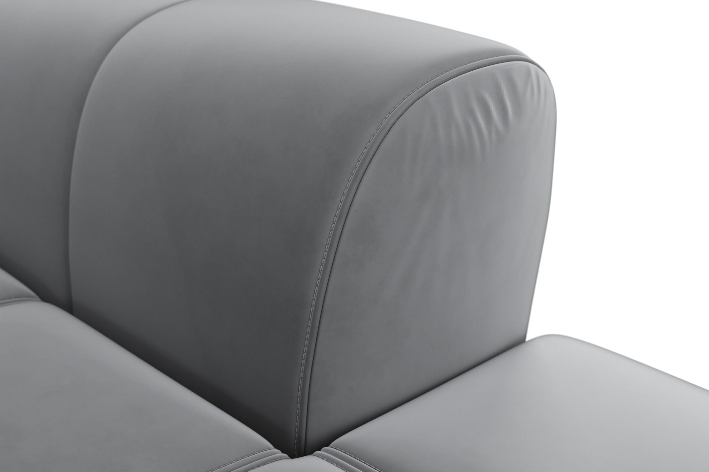 sit&more Ecksofa »Bendigo L-Form«, inklusive Sitztiefenverstellung, Bodenfreiheit 15 cm, 2 Fußfarben