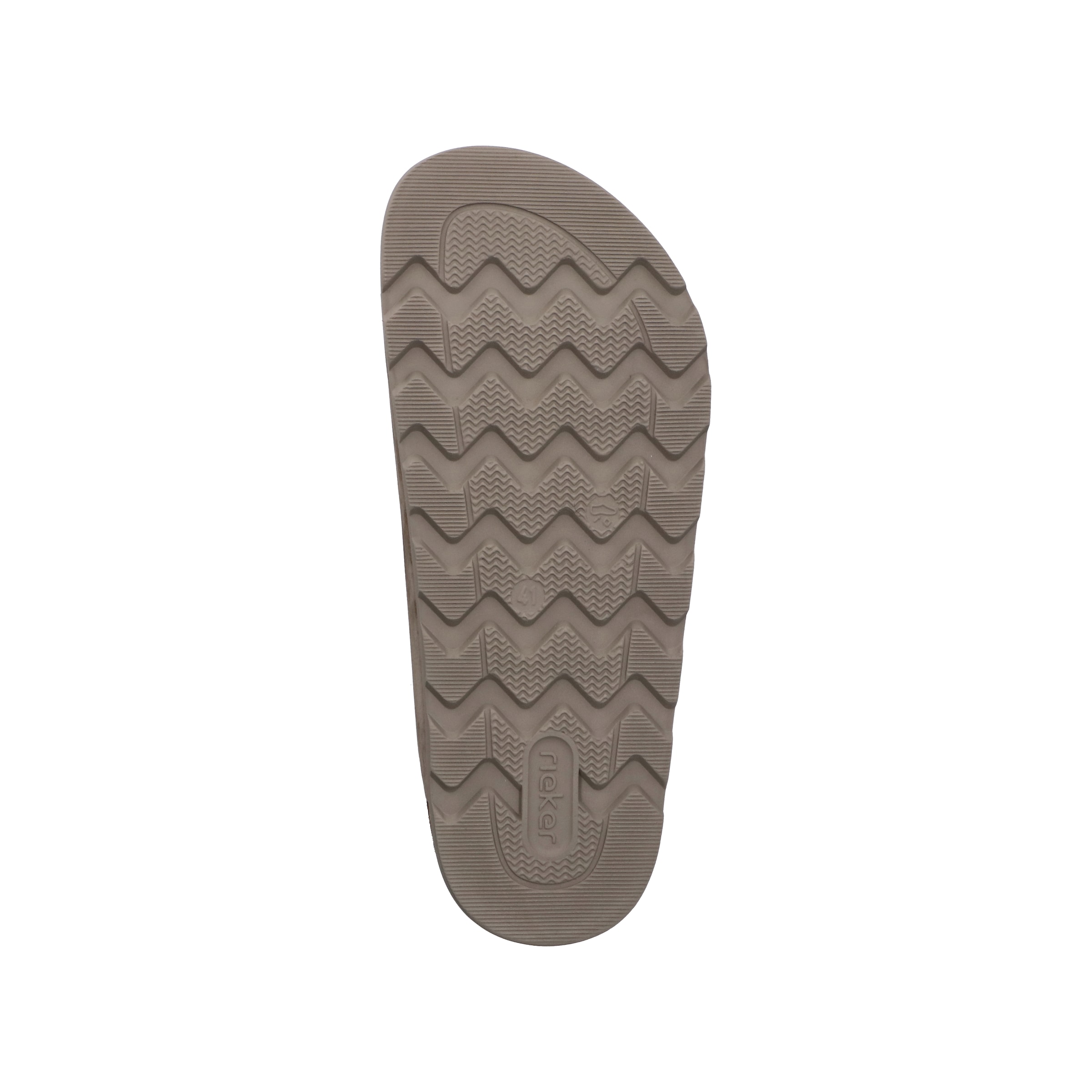 Rieker Pantolette  Sommerschuh, Strandschuh, Hausschuh mit bequemem Fußbett