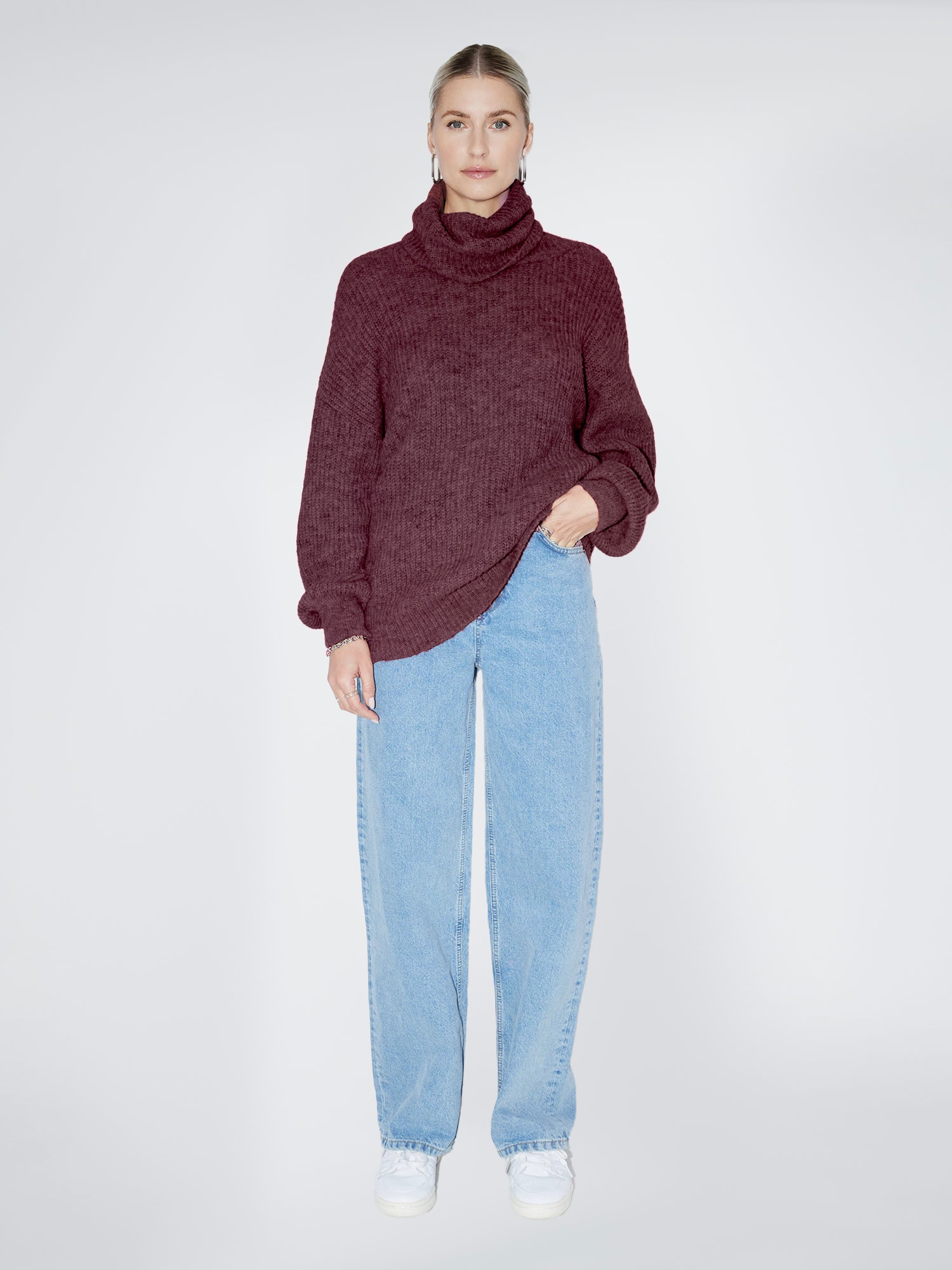 LeGer Strickpullover »Juna, LeGer by Lena Gercke« Loose fit mit Rundhalsausschnitt