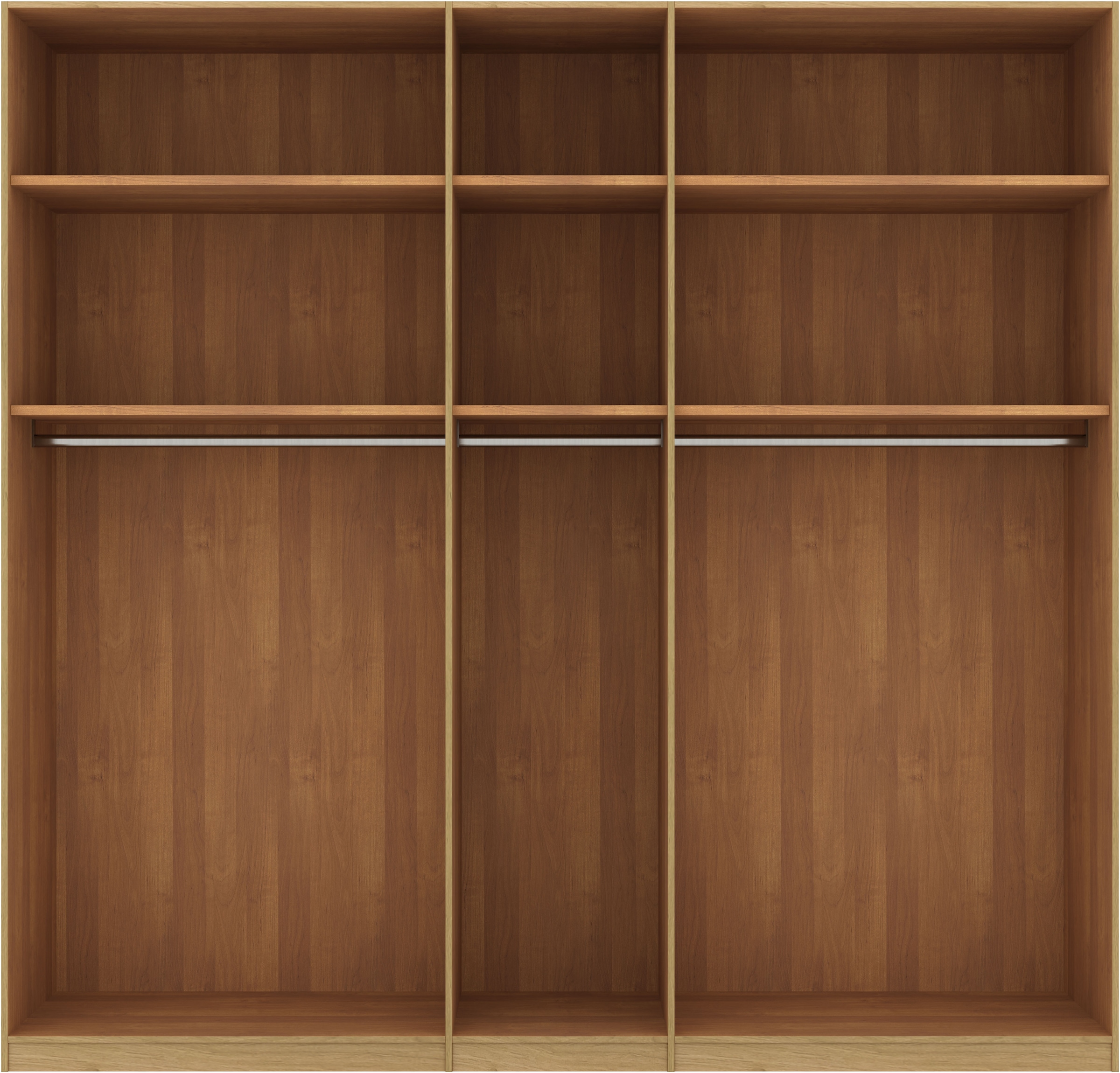 Musterring Drehtürenschrank »Savona, Kleiderschrank, Schrank, Garderobe, teilmassiv Eiche«, (mit Türdämpfern, mit Spiegel oder Glas, extra Böden, MADE IN GERMANY), Türen in Bianco-Eiche massiv, Spiegel-/Glastüren, verschiedene Größen