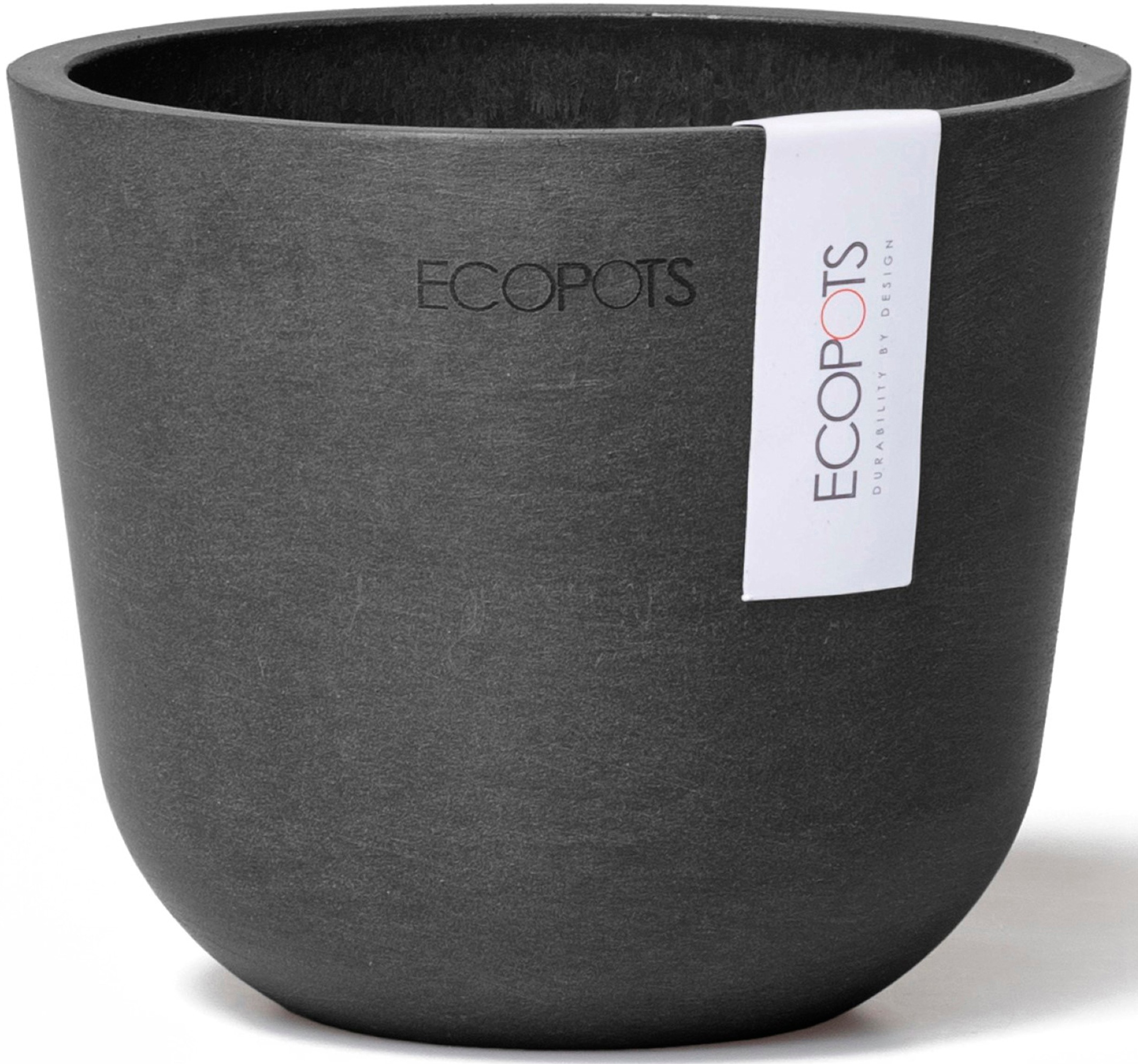 ECOPOTS Blumentopf »Oslo Mini 11,5 Dunkelgrau«, für den Innenbereich