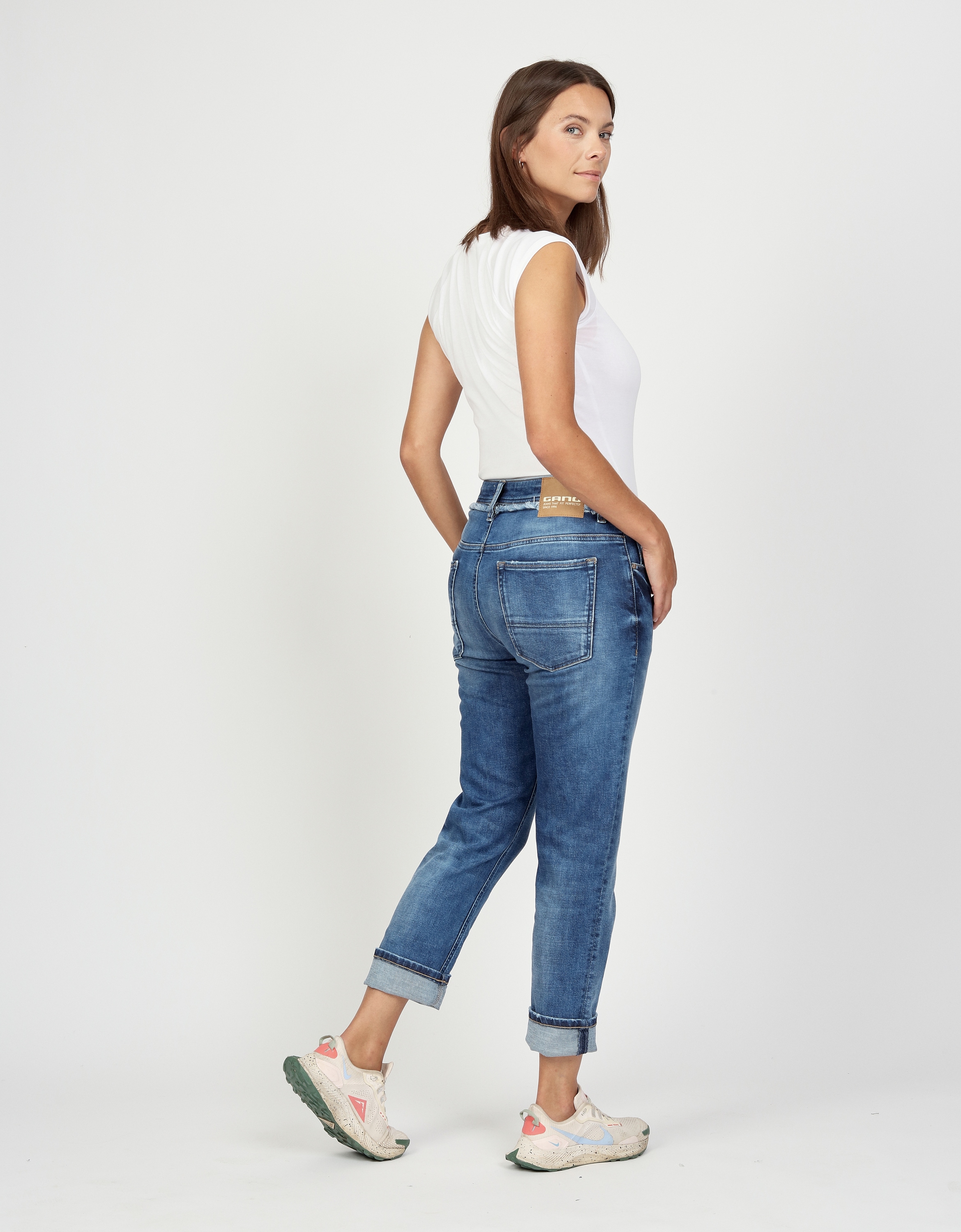 GANG Boyfriend-Jeans »GANG Jeans Boyfriend 94NICA CROPPED«