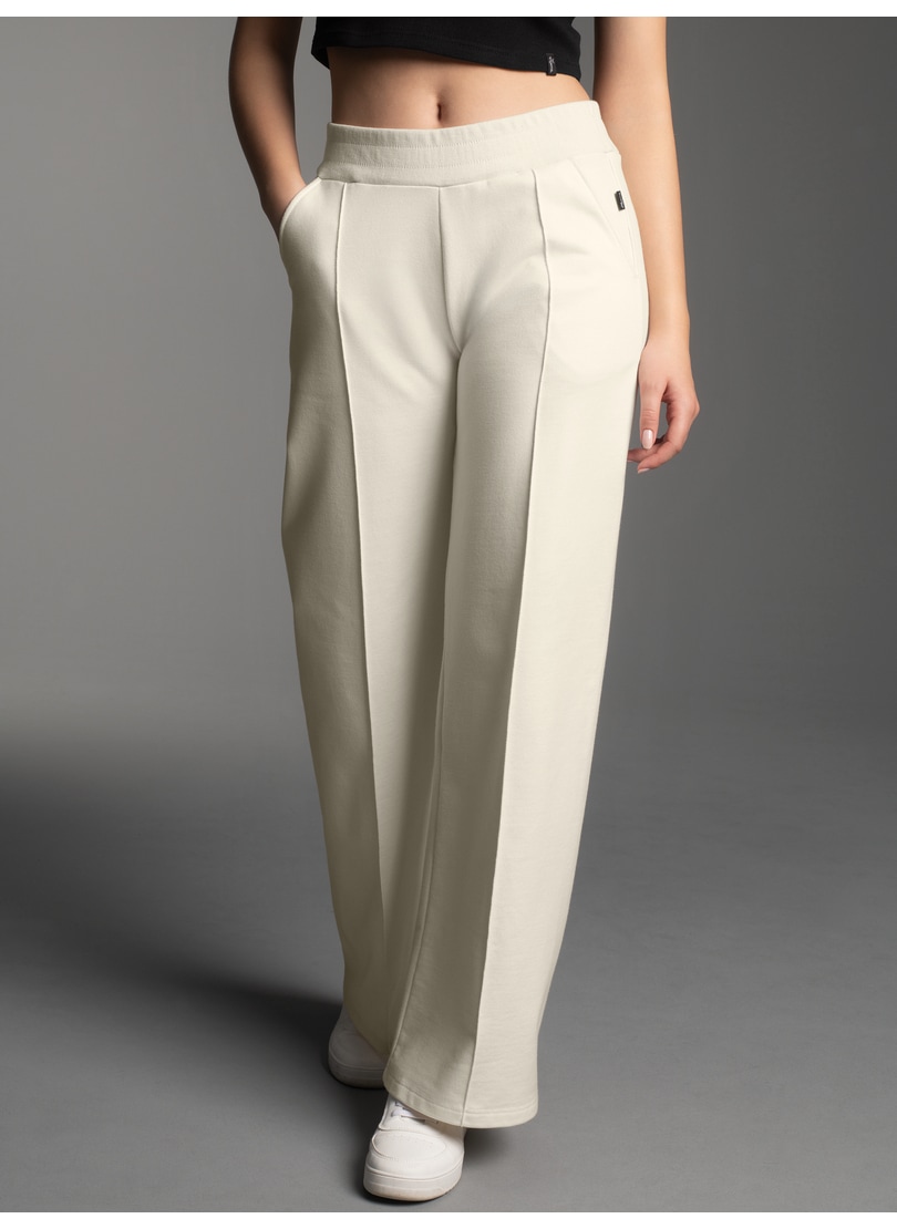 Trigema Jerseyhose »TRIGEMA Jogginghose mit weitem Bein«