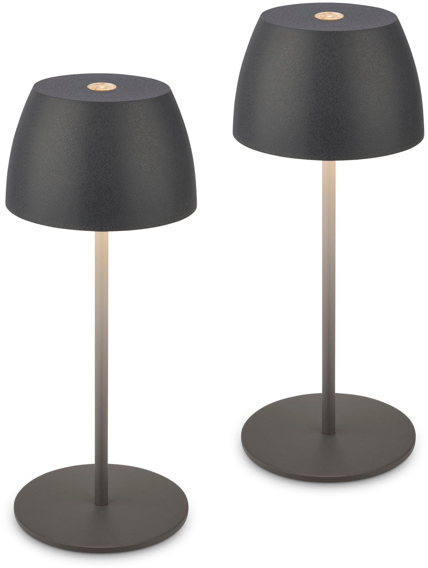 Briloner Leuchten Tischleuchte »2er Set LED Tischlampe kabellos, weiß«, 2er günstig online kaufen