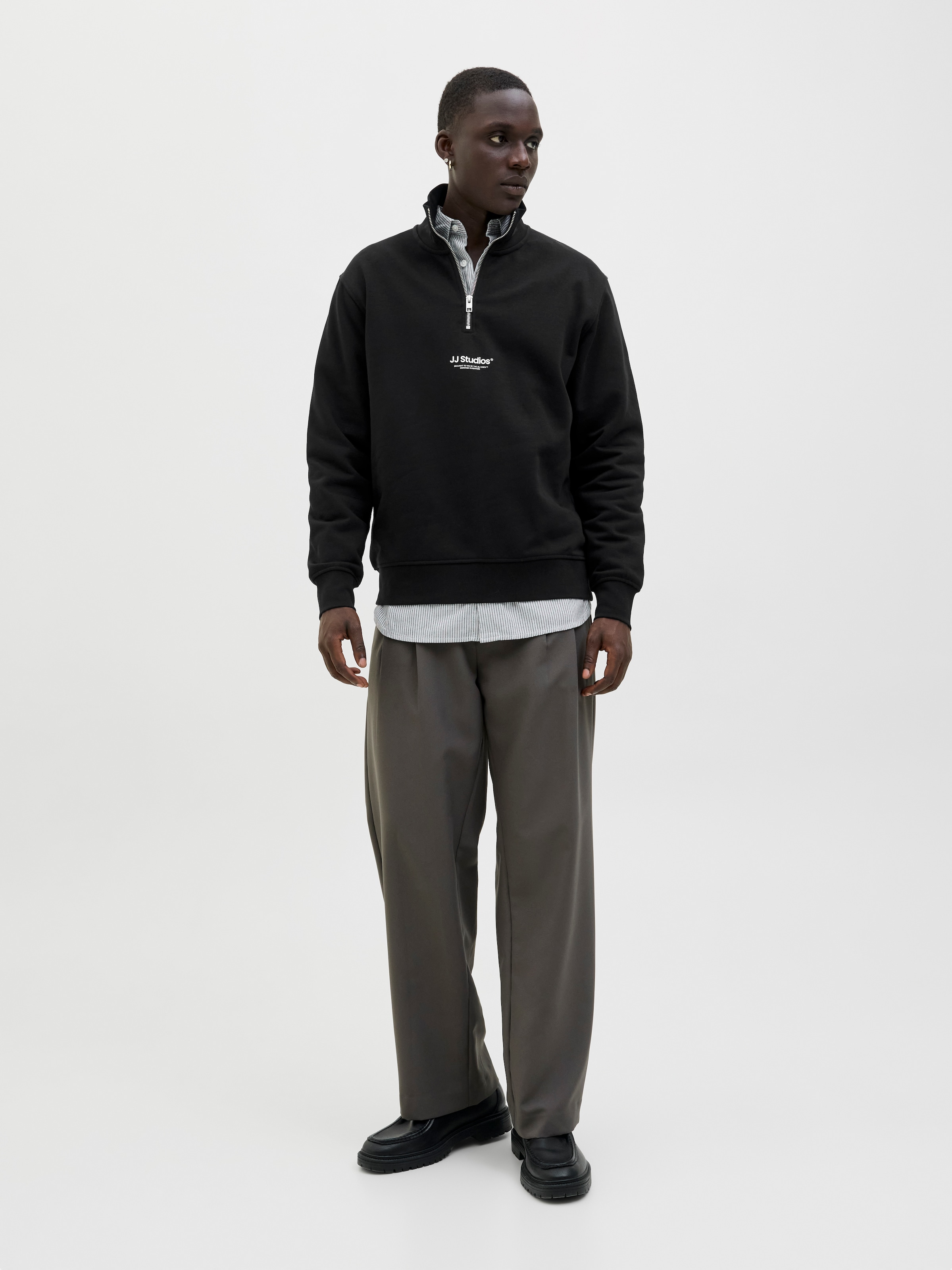 Jack & Jones Sweatshirt »JJESOHO SWEAT QUARTER ZIP HN NOOS«