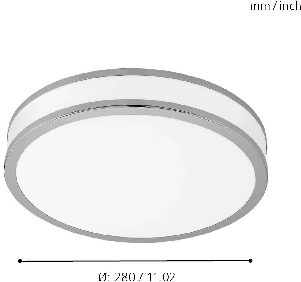 EGLO Deckenleuchte »PALERMO 2«, 1 flammig, Leuchtmittel LED-Board   LED fes günstig online kaufen