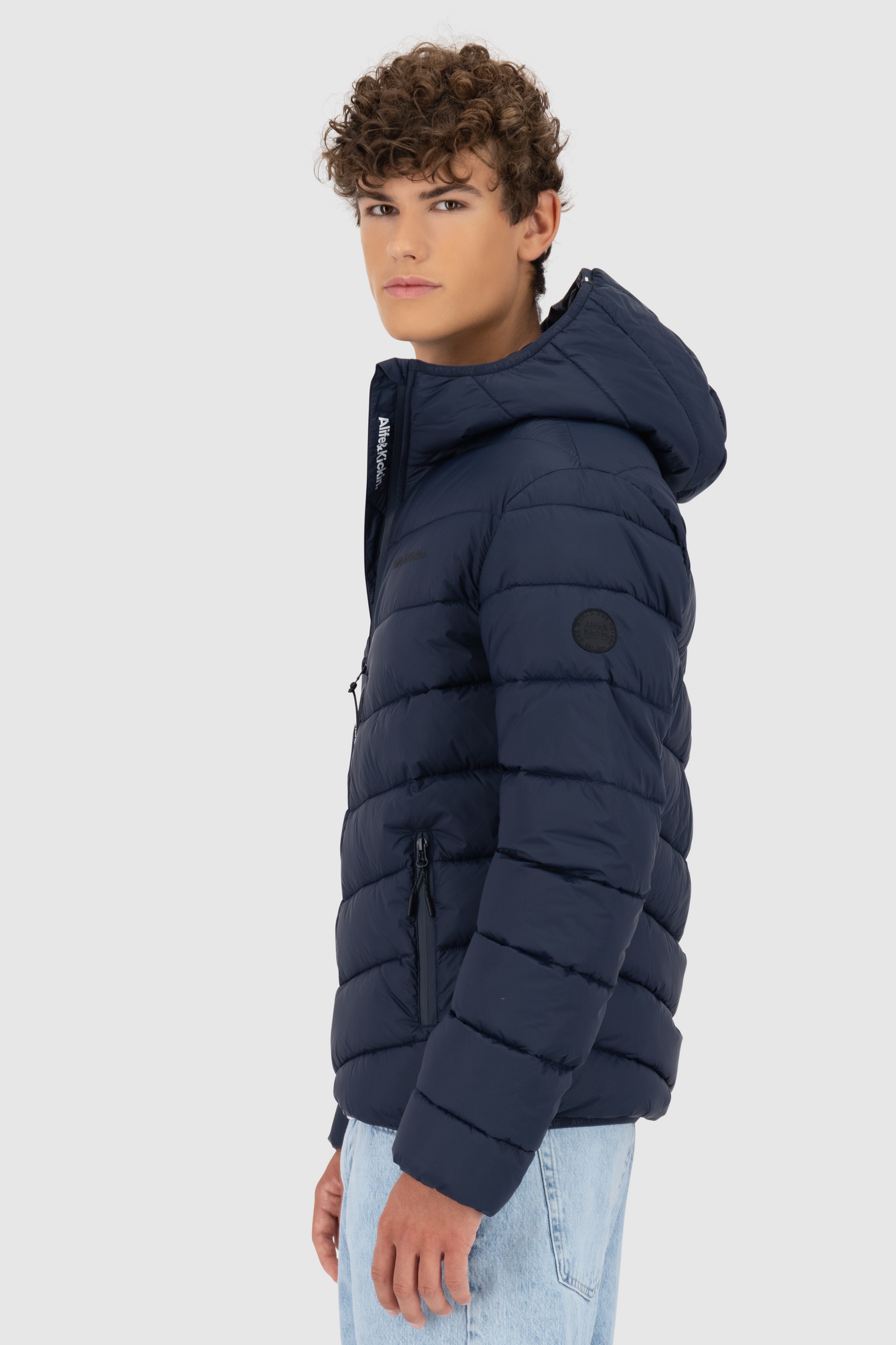 Alife & Kickin Winterjacke »Herren Mr AndersonAK A«, Warme kurze Jacke mit gefütterter Kapuze und und Brustinnentaschen