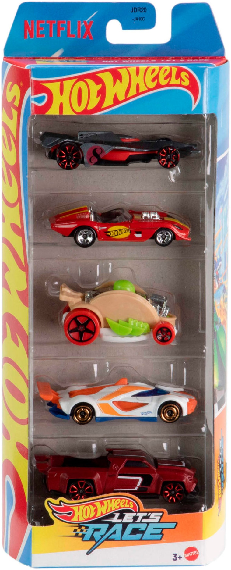 Hot Wheels Spielzeug-Auto »Hot Wheels Let's Race«, (Set, 5 tlg.)