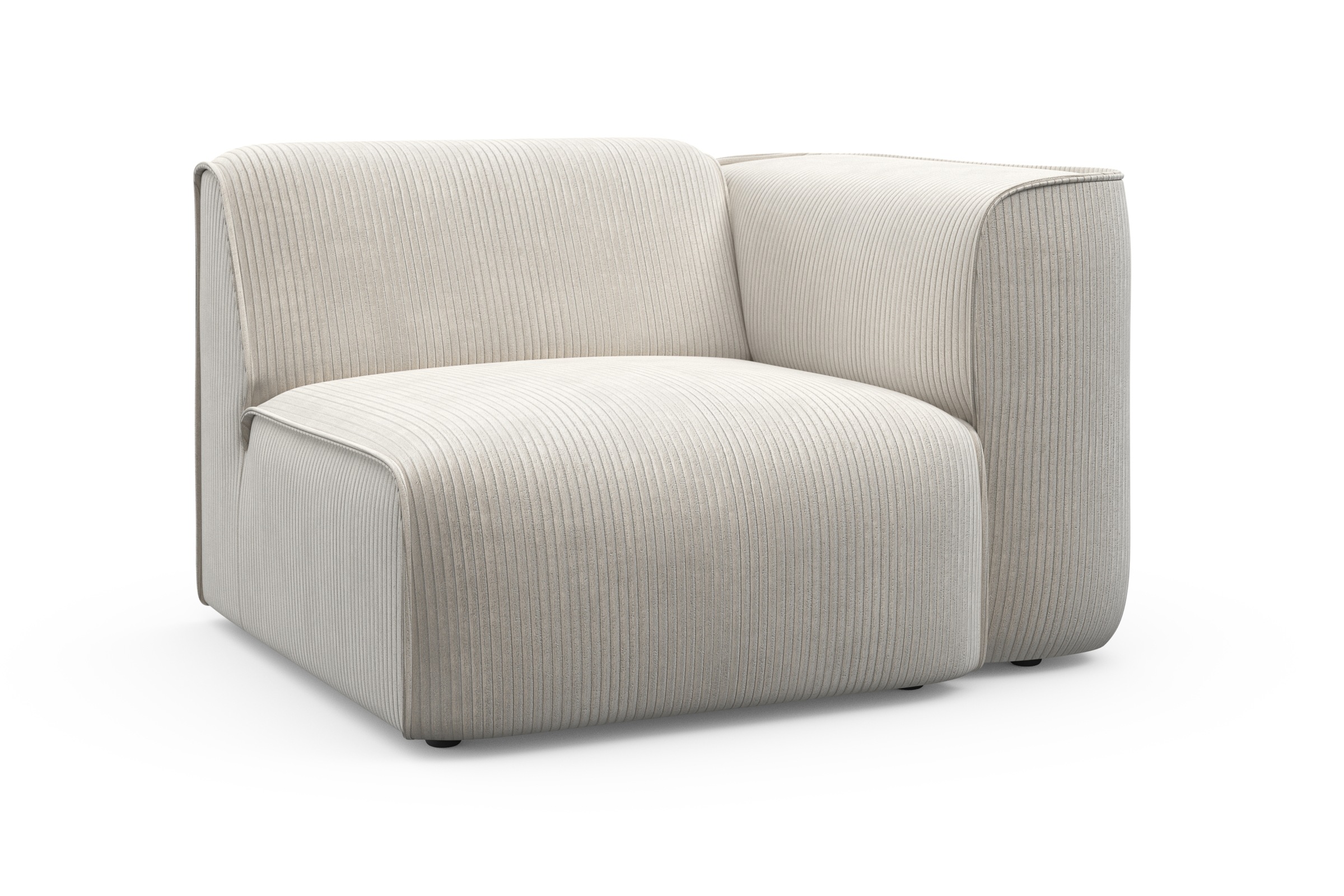 RAUM.ID Sessel »Merid Sofa-Eckelement, Maße B/T/H: 109/97/46 cm«, als Modul oder separat verwendbar, für individuelle Zusammenstellung