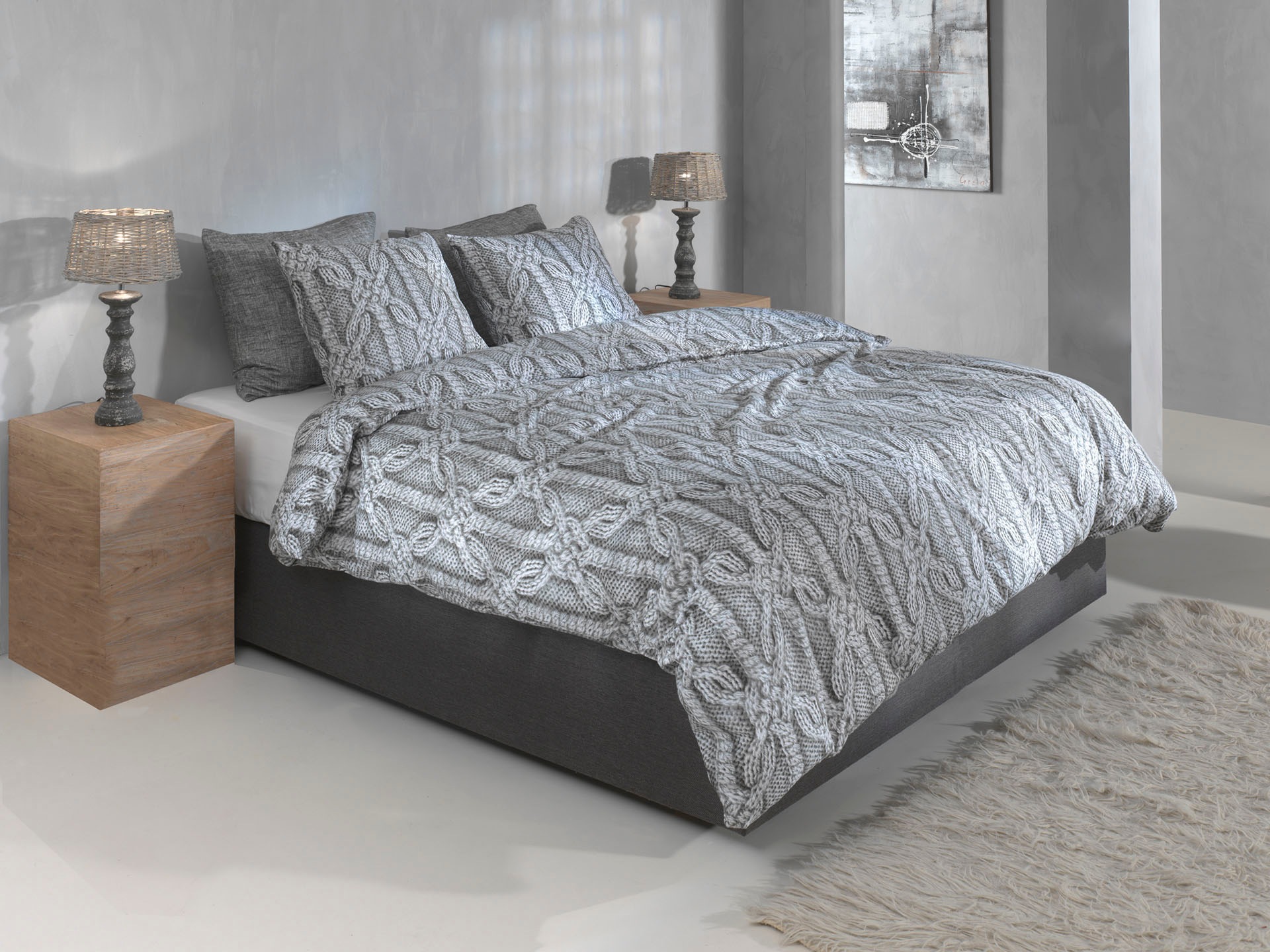 ZO HOME Bettwäsche »Corda« 2 Stk. tlg. Bettwäsche aus 100% Baumwolle, hochwertiges Flanell