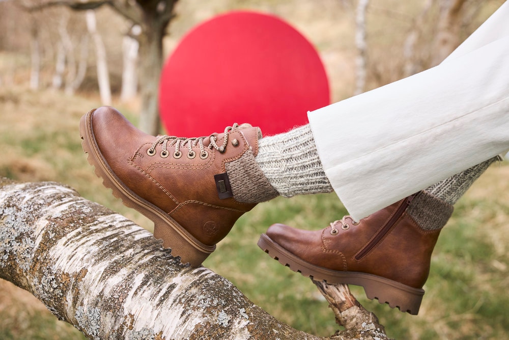 Rieker Winterstiefelette, Winterboots, Profilsohle, mit wasserabweisender riekerTEX-Membran