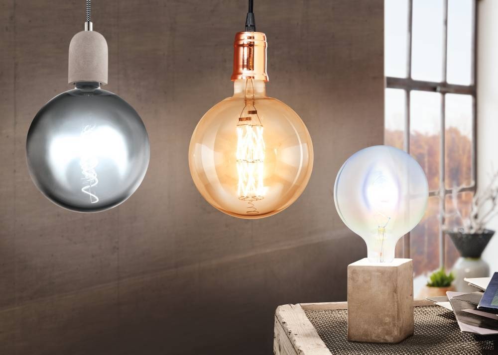 EGLO Tischleuchte »PRESTWICK Tischlampe, Grau, Keramik, Beton-Optik, ohne Lampenschirm«, 1 flammig, Leuchtmittel E27 | ohne Leuchtmittel, Nachttischlampe, Deko, E27, Industrial, Schalter am Kabel, 9x9x13 cm