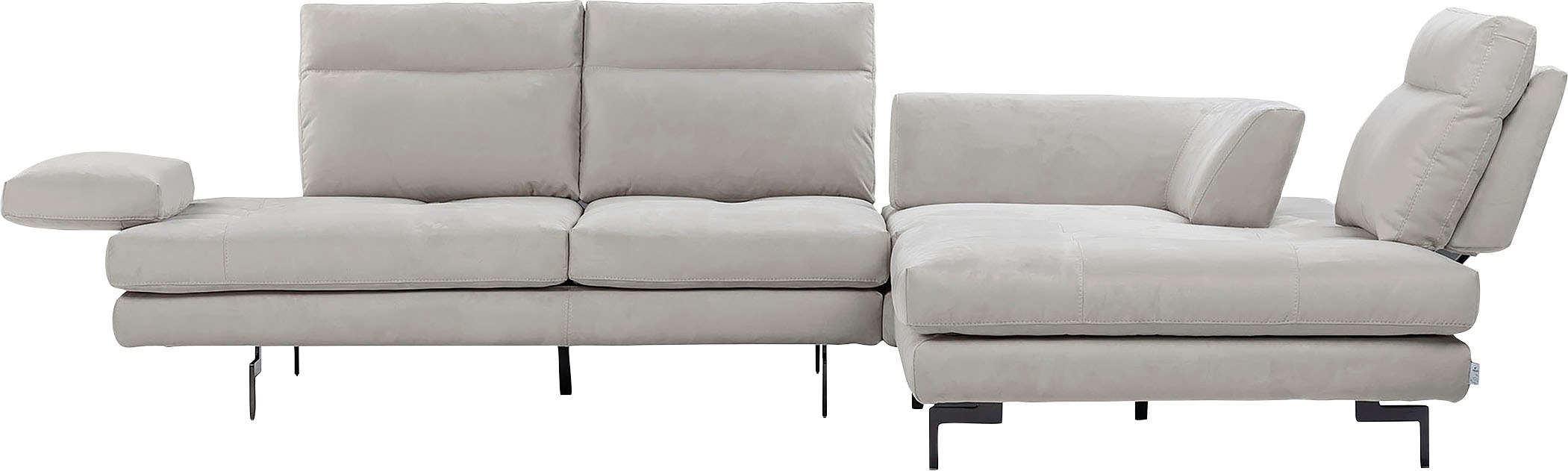 CALIA ITALIA Ecksofa »Toby Wing, Komfortsofa mit Sitzkomfort der Extraklass günstig online kaufen