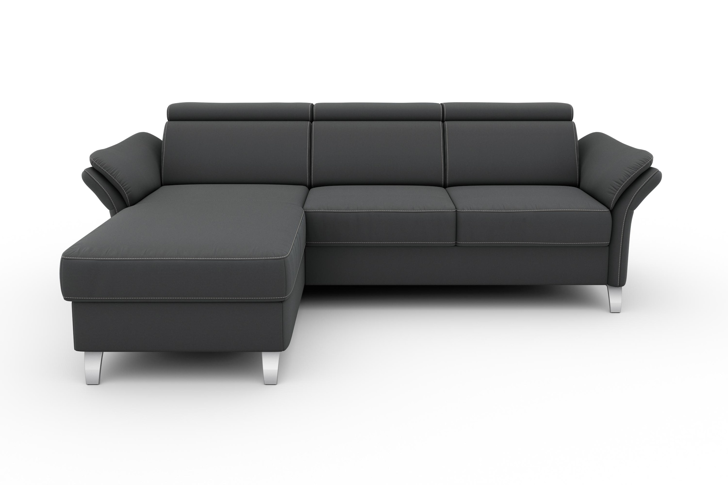 sit&more Ecksofa »Vincenzo L-Form«, inklusive Kopfteilverstellung, wahlweis günstig online kaufen
