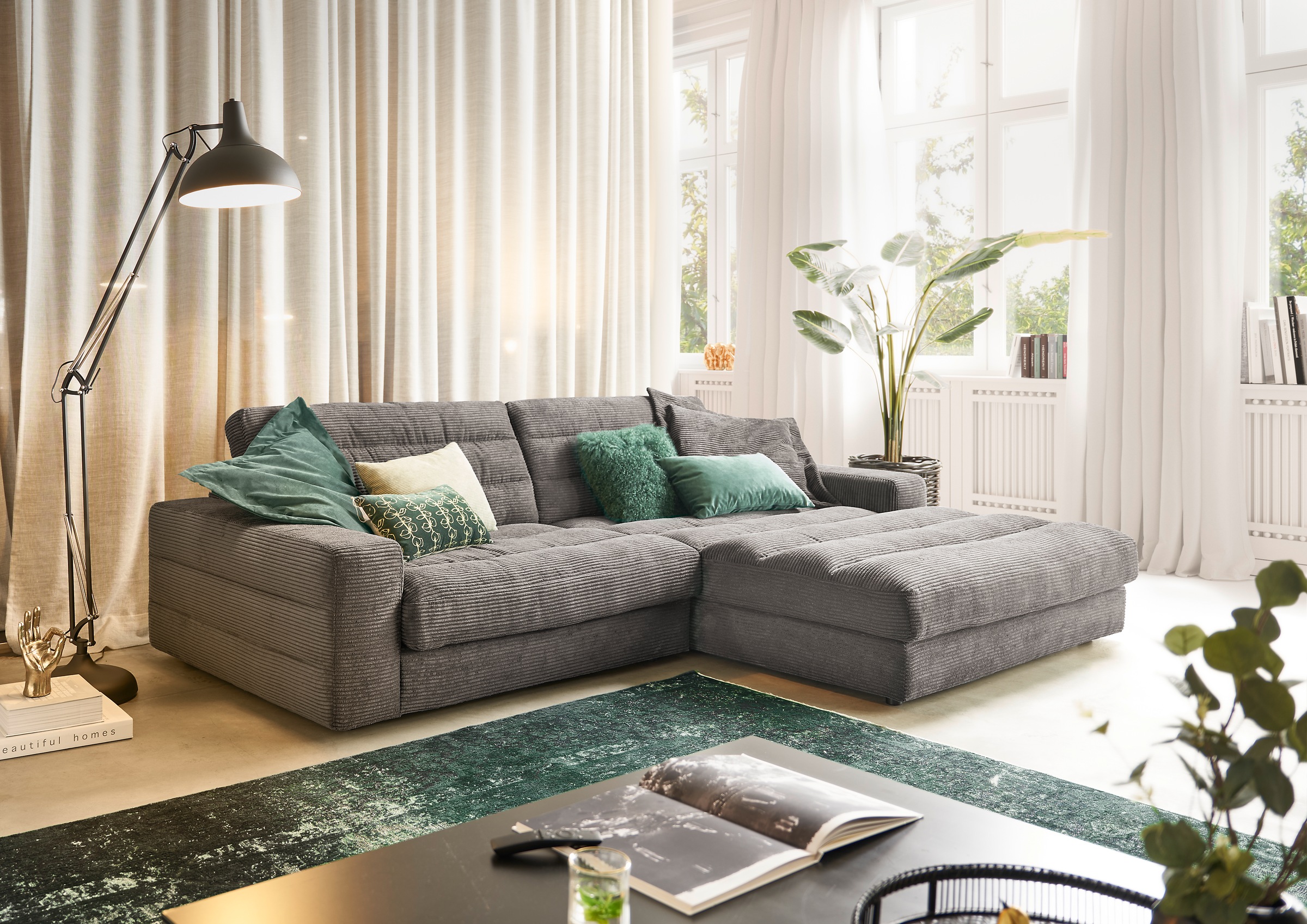 3C Candy Ecksofa »Stripes Mega-Sofa, bequem und komfortabel, L-Form«, Lose günstig online kaufen