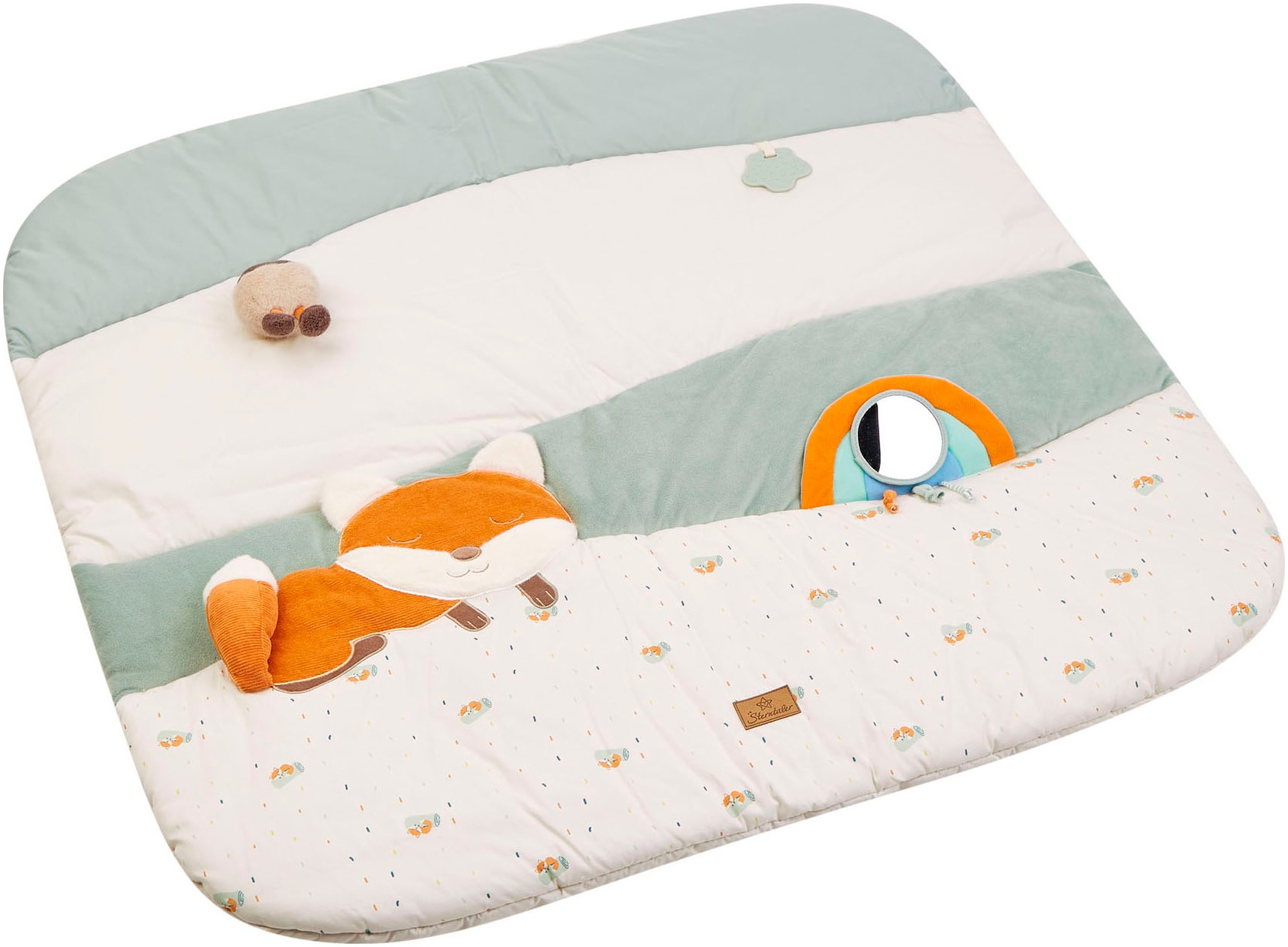 STERNTALER Babydecke »Spieldecke Fuchs Filou« lichtgrau