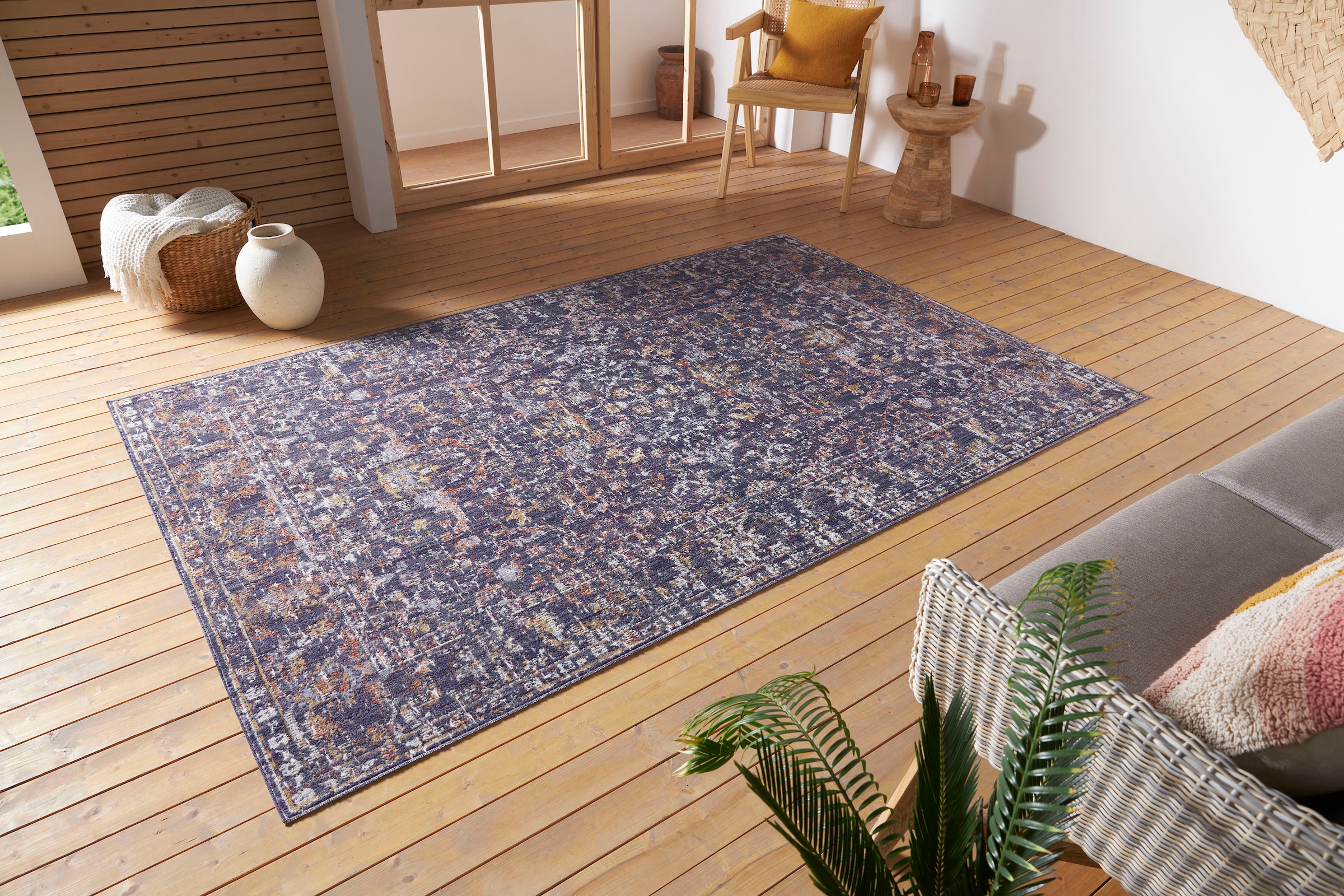 NORTHRUGS Teppich »Sues«, rechteckig, 3 mm Höhe, In-& Outdoor, Läufer, Wett günstig online kaufen