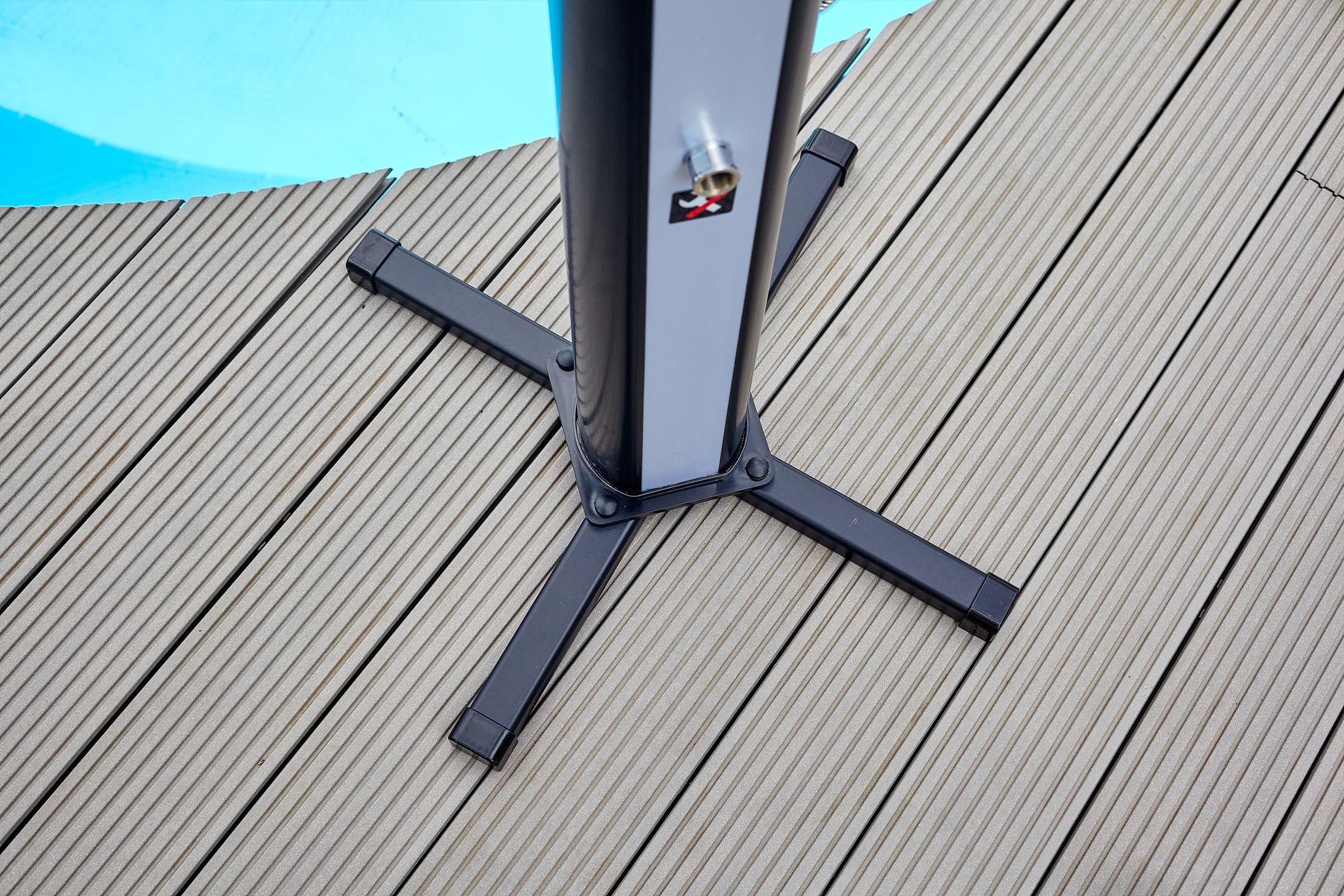 SUMMER FUN Standfuß »Universal Standfuß für Solar Duschen verstellbar« Packung, 1 Stk. tlg.