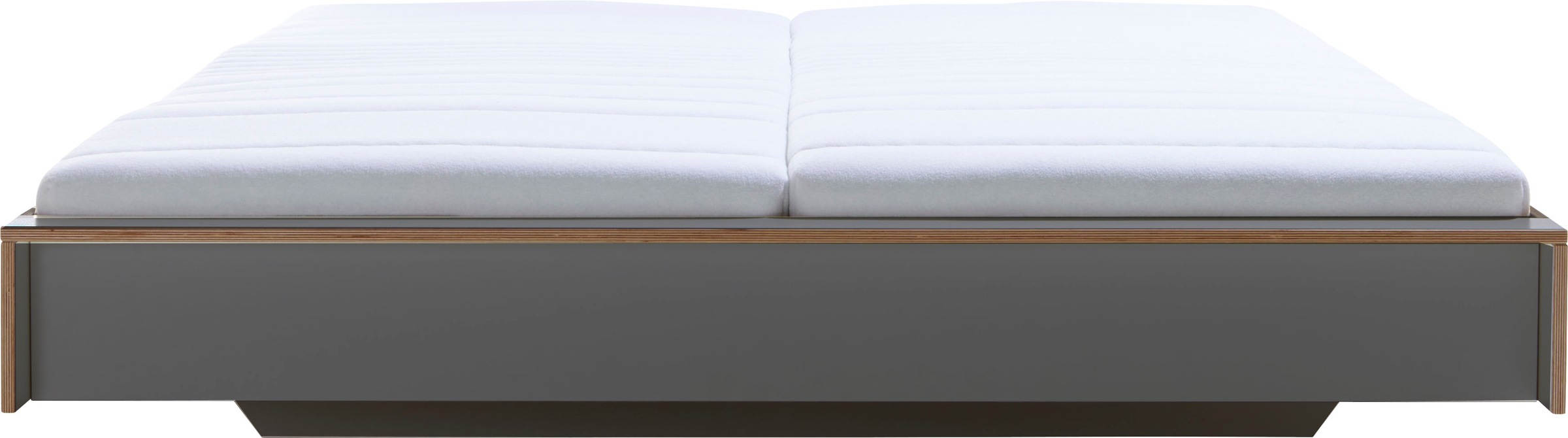 3. Bild von Müller SMALL LIVING Holzbett »FLAI HIGH«, Überlänge Liegefläche 210 cm, Komfort Höhe 40 cm ohne Kopfteil