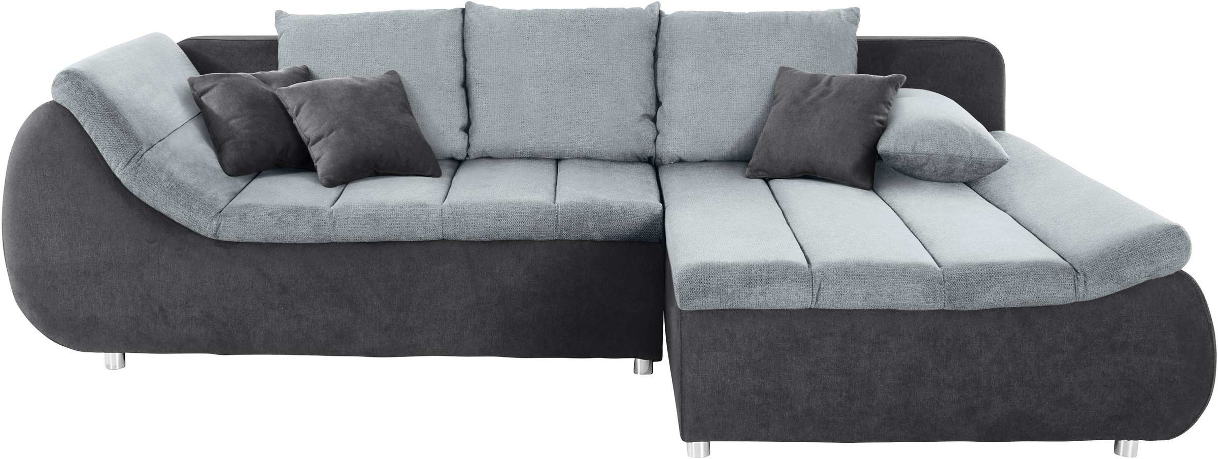 Home affaire Ecksofa »Imola, elegant und modern, aktuelle Steppung im Sitz, günstig online kaufen