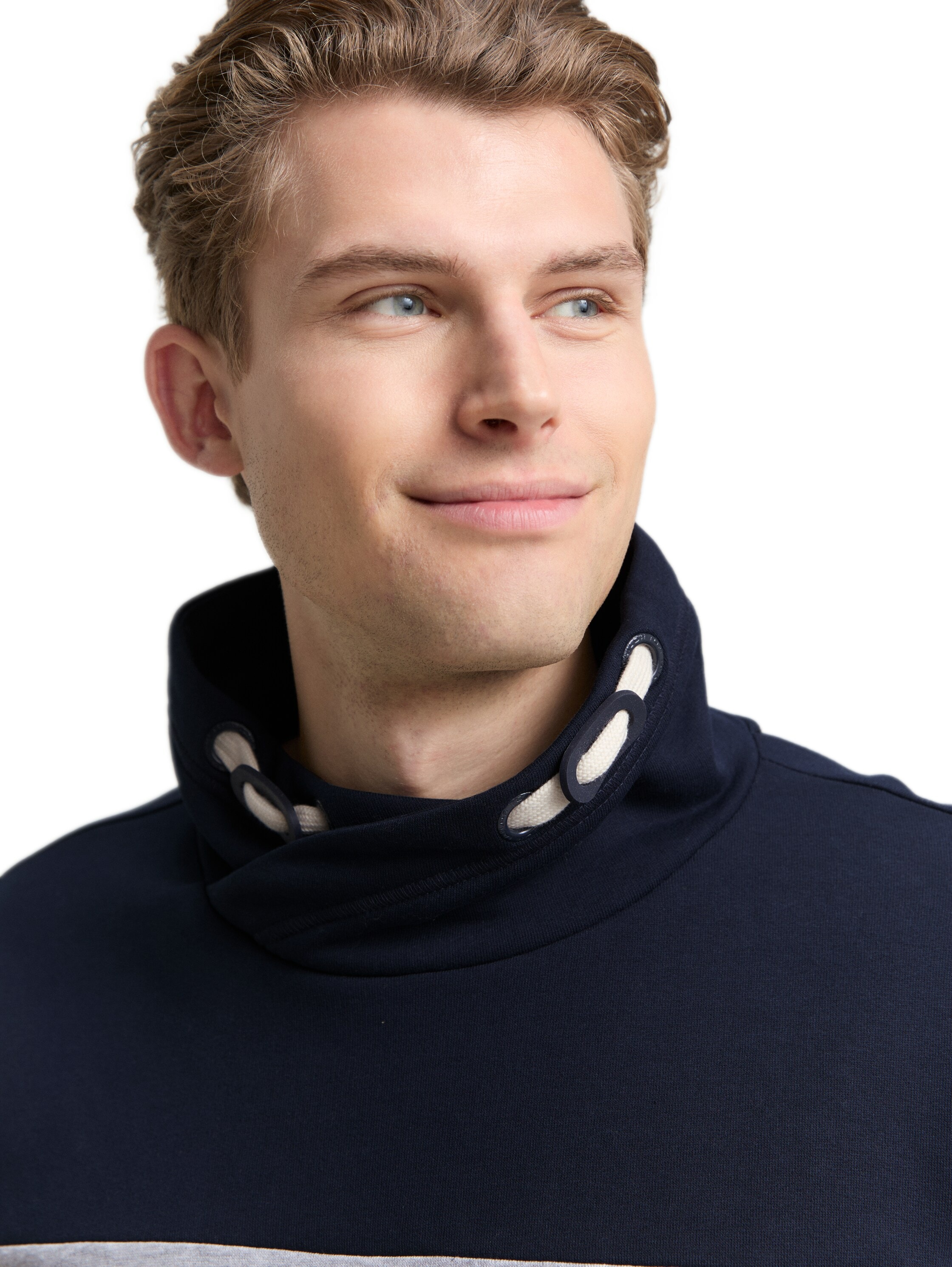 TOM TAILOR Sweatshirt mit Logo Stickerei