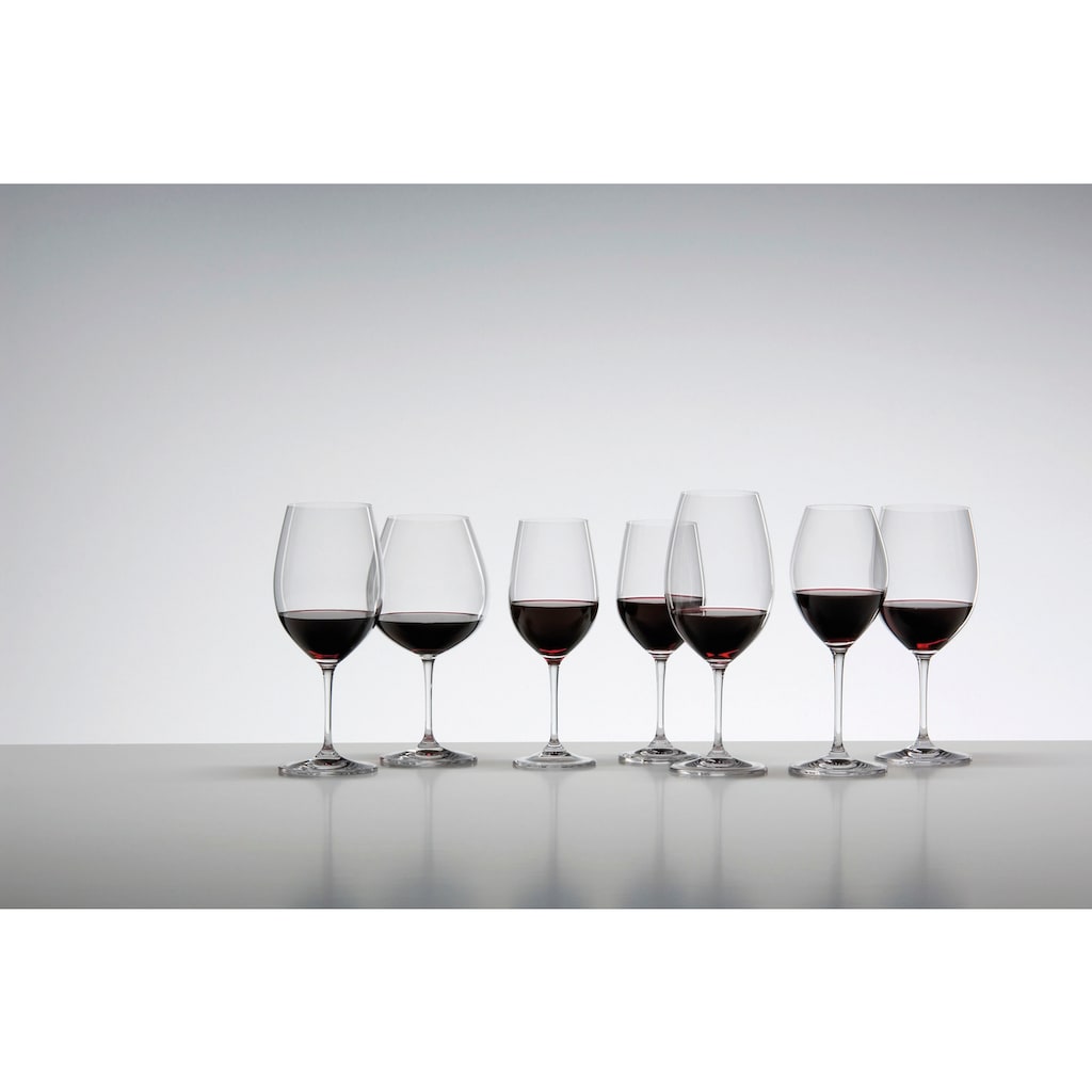 RIEDEL THE WINE GLASS COMPANY Rotweinglas »Vinum«, (Set, 2 tlg., CABERNET SAUVIGNON/MERLOT), Made in Germany, 650 ml, 2-teilig