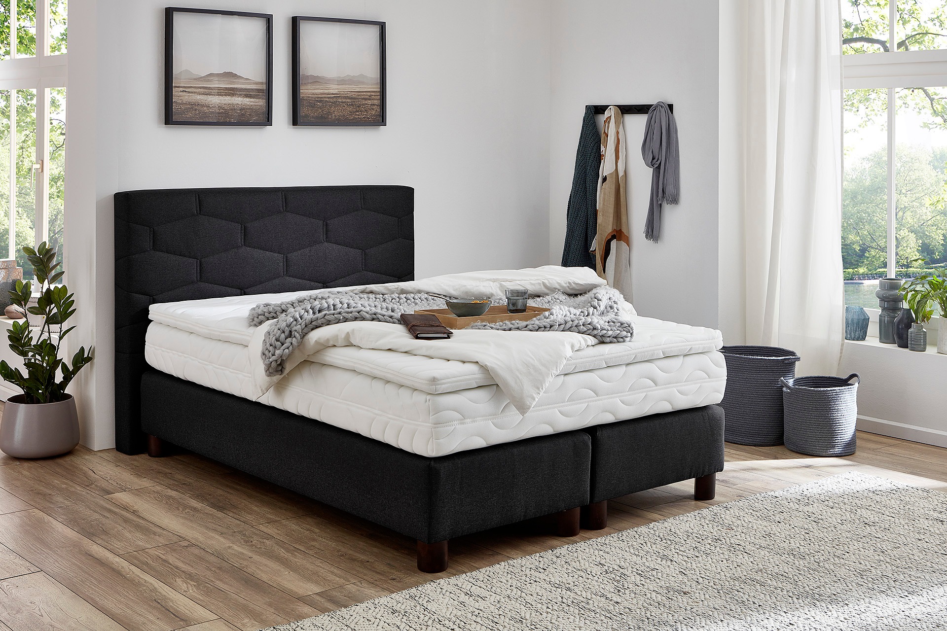 Westfalia Schlafkomfort Boxspringbett wahlweise mit Topper günstig online kaufen