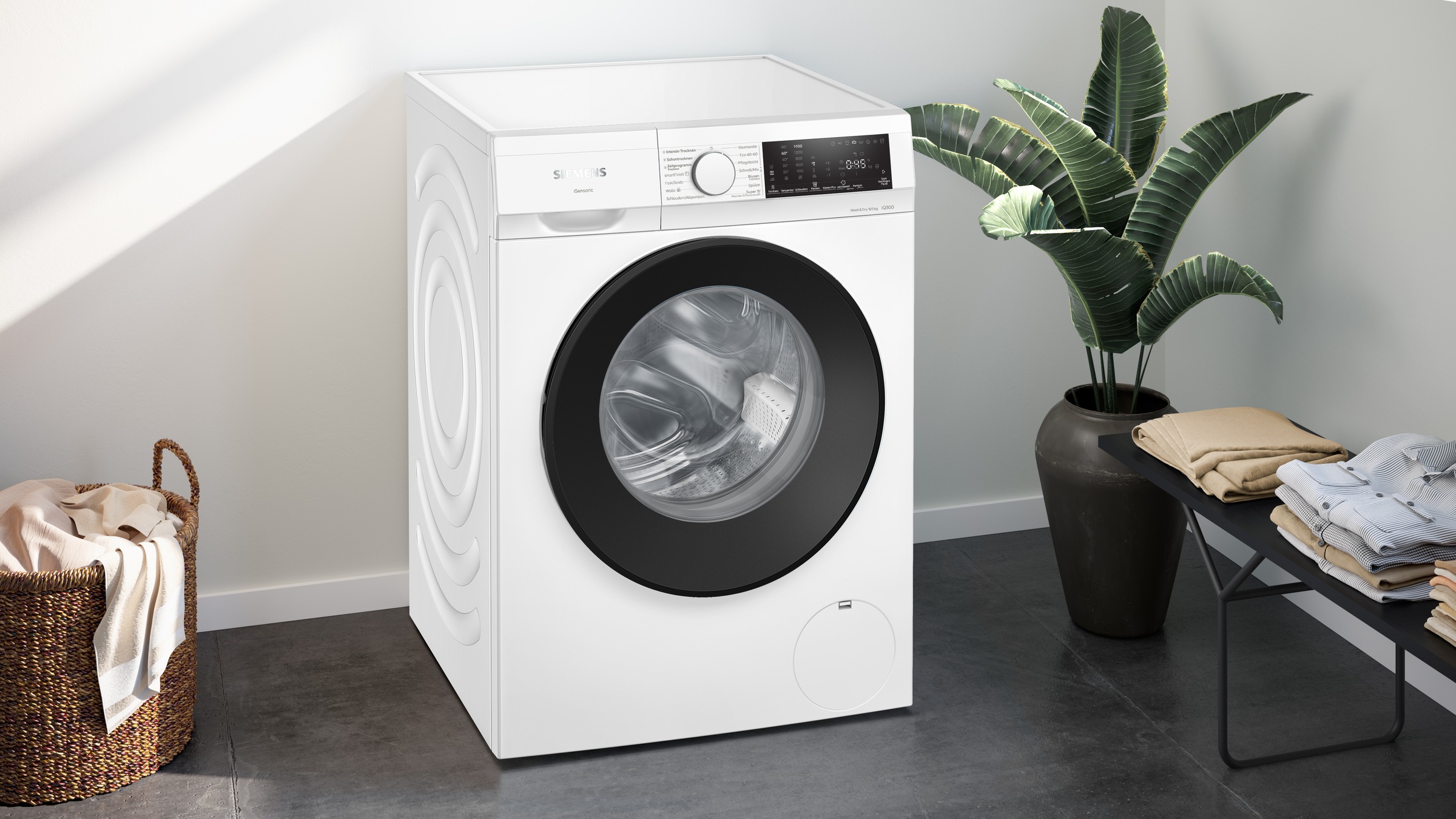 SIEMENS Waschtrockner »WN44A141« iQ300 9 kg /5 kg 70 dB(A)