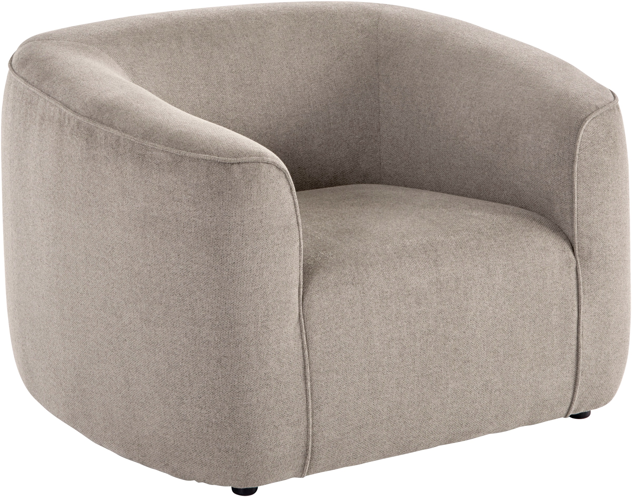 LeGer Home by Lena Gercke Sessel »LYZA Relaxsessel, Loungesessel, Maße B/T/H: 113/95/71 cm«, organische Form, mit Wellenunterfederung, gemütlich und modern