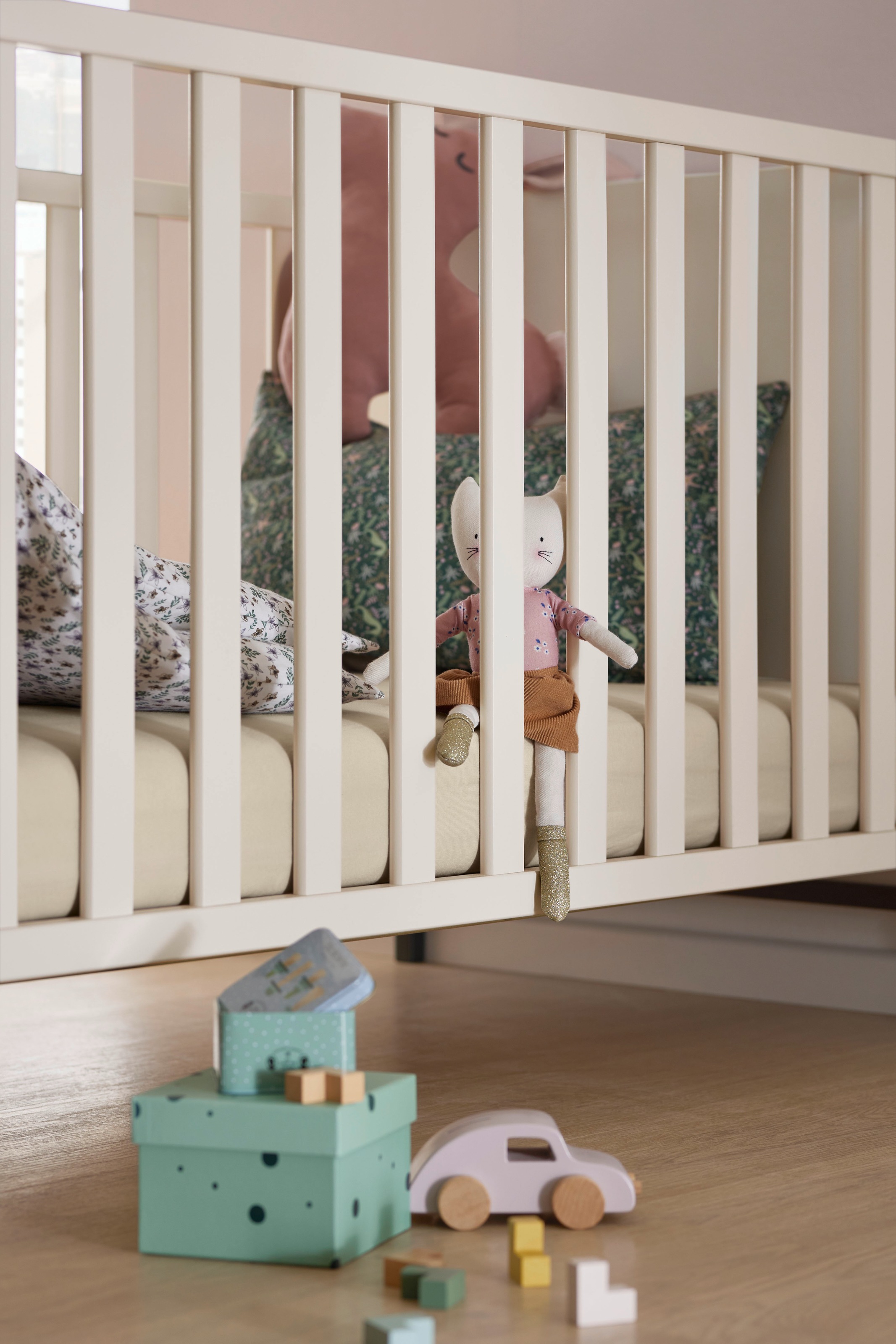 YUNY by PAIDI Babybett »LOVELY ALIV höhenverstellbar, umbaubar zum Juniorbett«, yuny by PAIDI