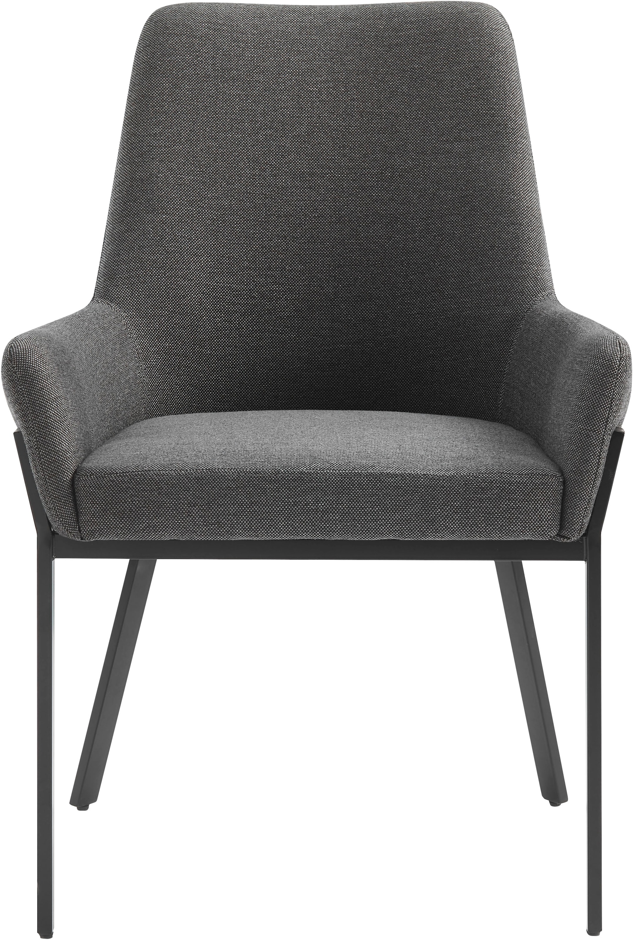 PLACES OF STYLE Stuhl »Lome, TOPSELLER!, OTTOs Choice« () 1 Stk.mit pflegeleichtem Webstoff Bezug, Metallgestell, Sitzhöhe 49 cm