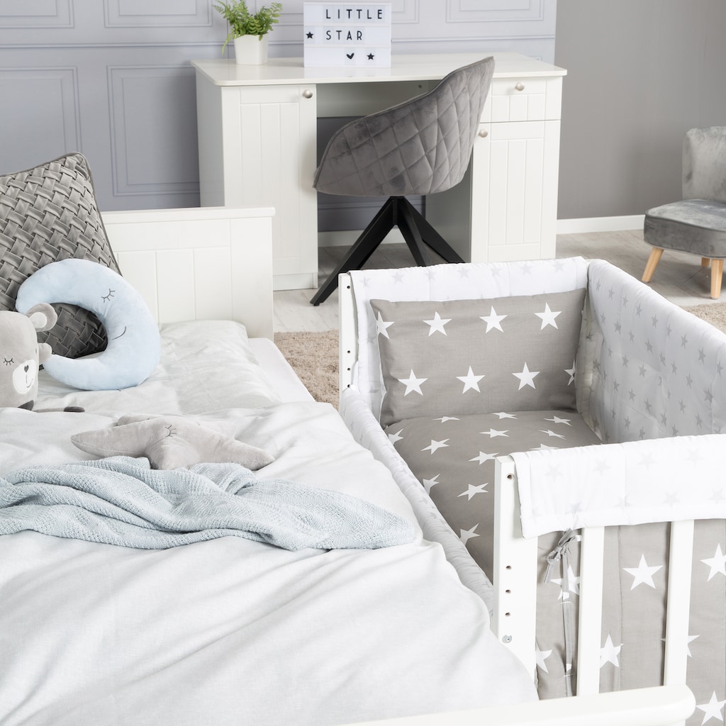 roba® Stubenbett »3in1, Little Stars, weiß«