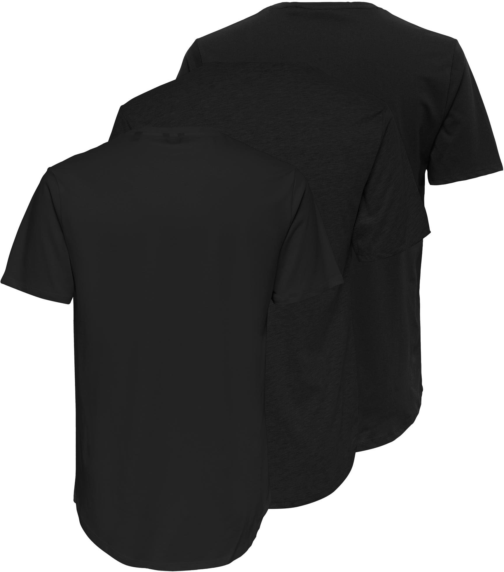 ONLY & SONS T-Shirt »ONSMATT LONGY SS TEE 3-PACK«, (Packung, 3 tlg., 3er-Pack)