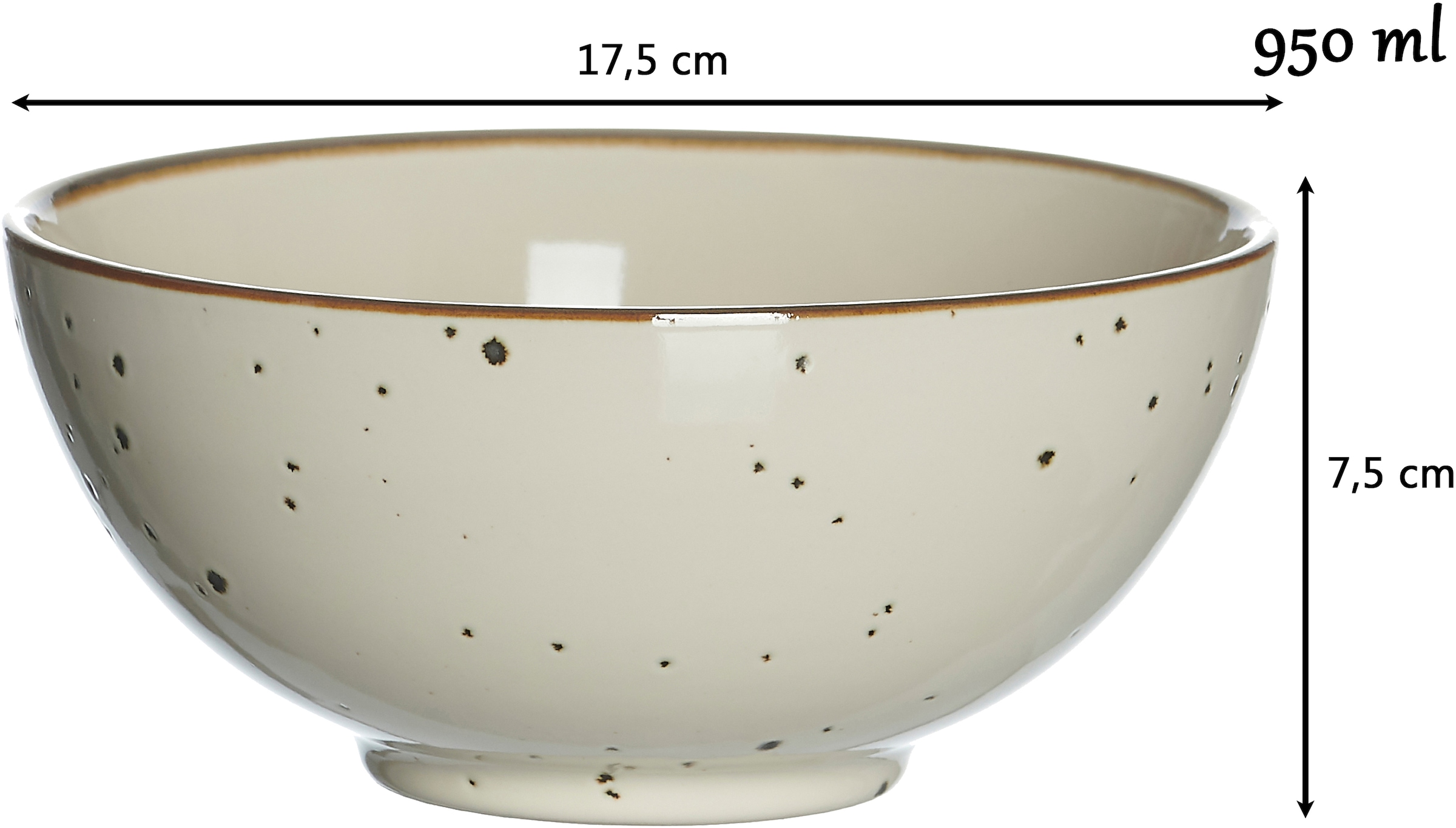 Ritzenhoff & Breker Schale »Xico«, 2 tlg., aus Steinzeug, Buddha-Bowls, Ø 17,5 cm