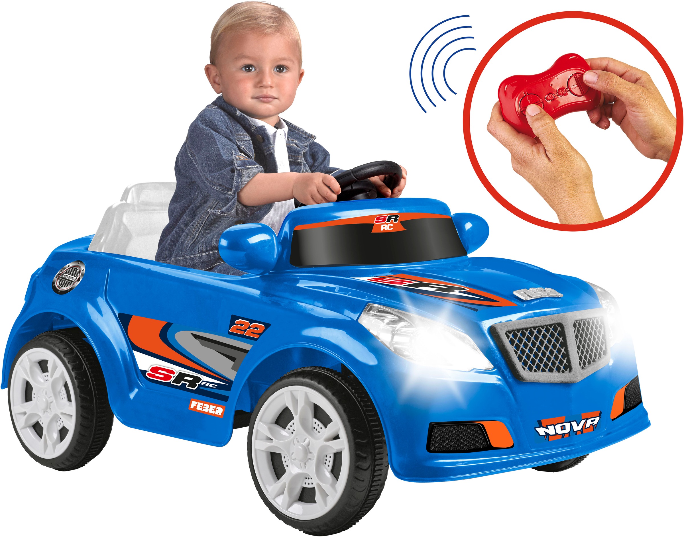 Feber® Elektro-Kinderauto »Feber Twinkel Car R/C CE«, ab 3 Jahren