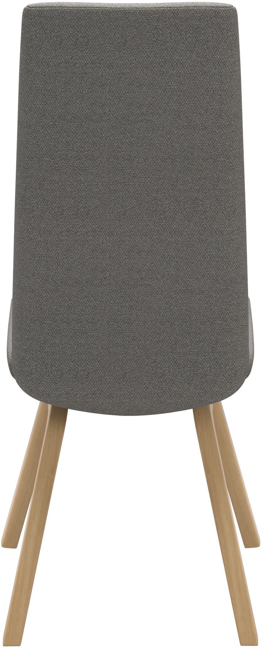 Stressless® Polsterstuhl »Laurel«, ROHLEDER Stoff Q2 FARON, High Back, Größe M, mit schräggestellten Beinen in Eiche natur