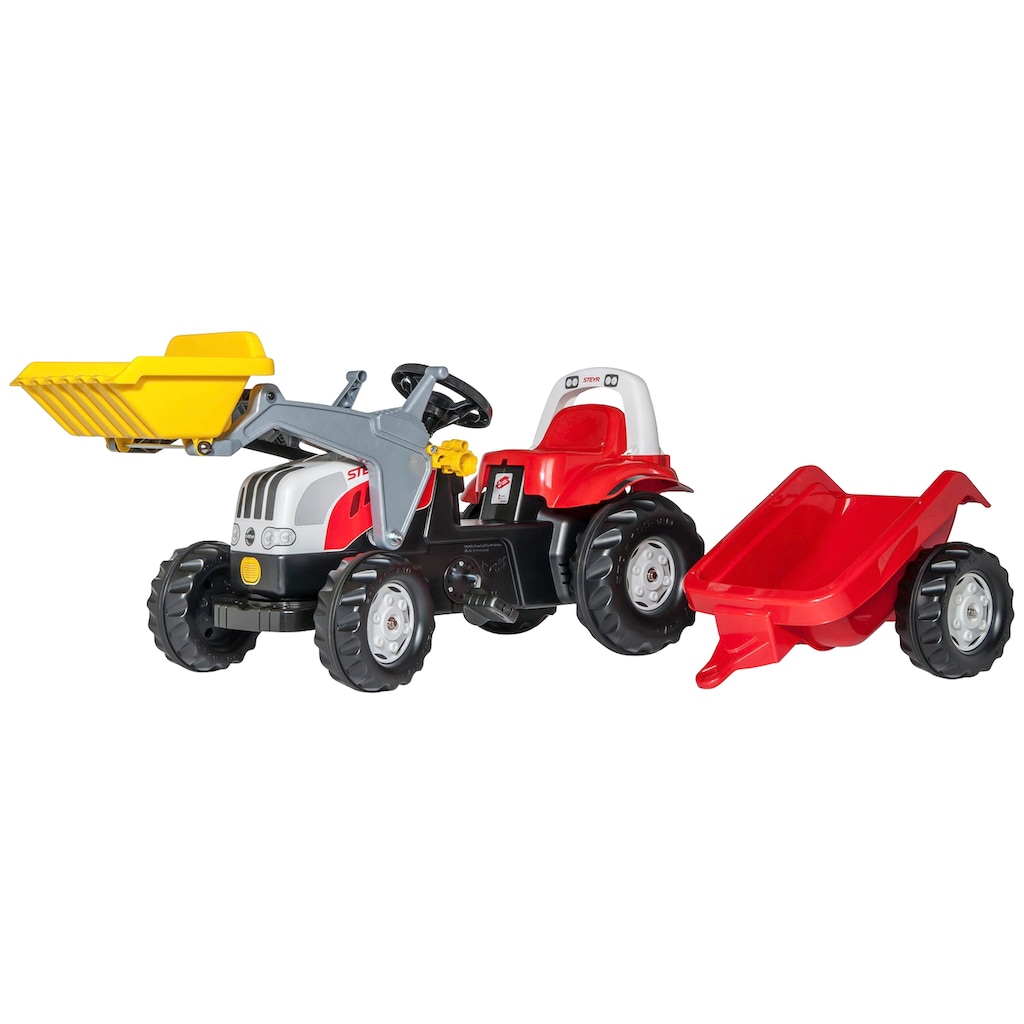 Rolly Toys Tretfahrzeug »Steyr CVT 6165«, Traktor mit Trailer und Lader