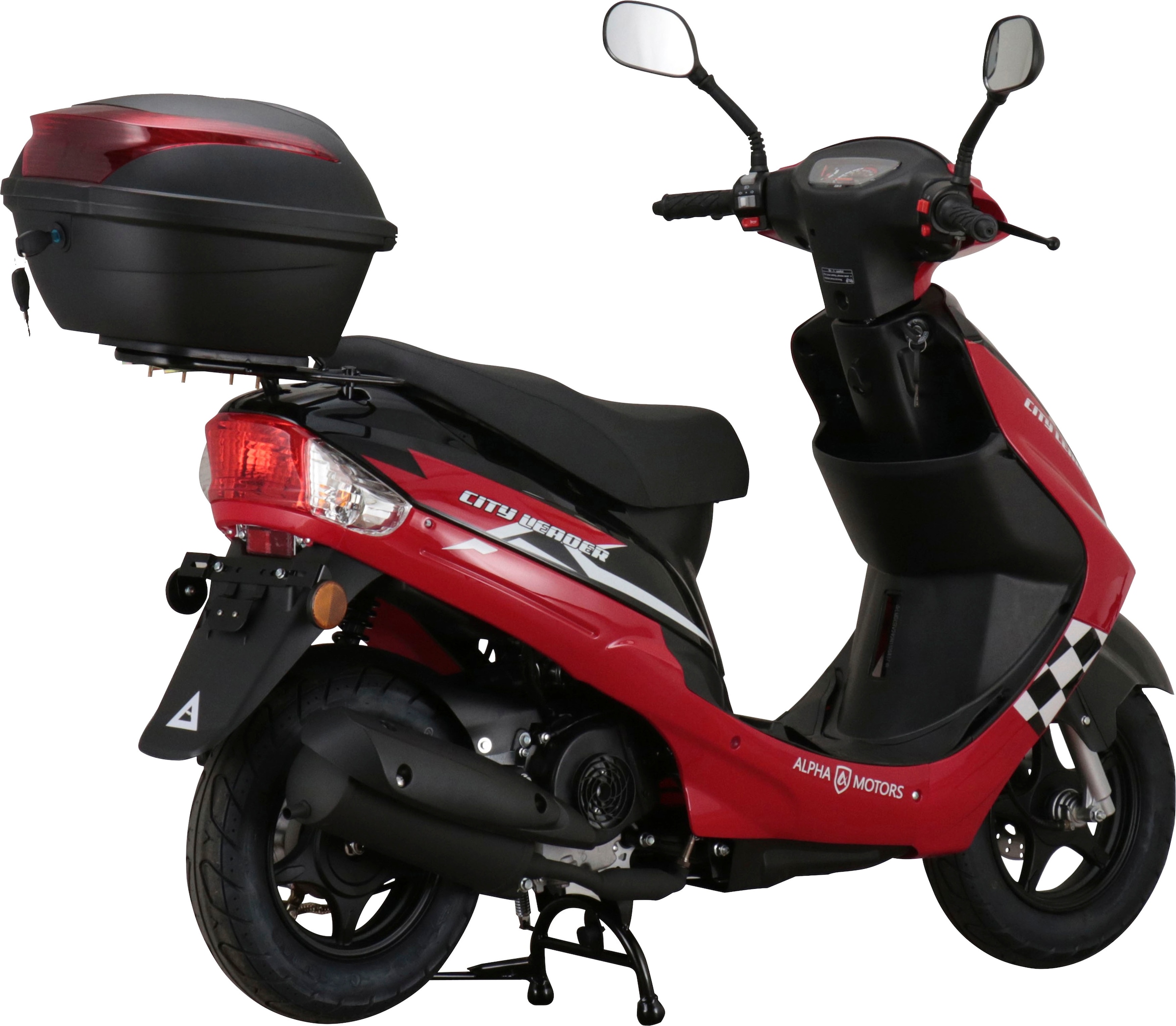 Alpha Motors Motorroller »CityLeader«, 50 cm³, 25 km/h, Euro 5, 2,72 PS, inkl. Topcase