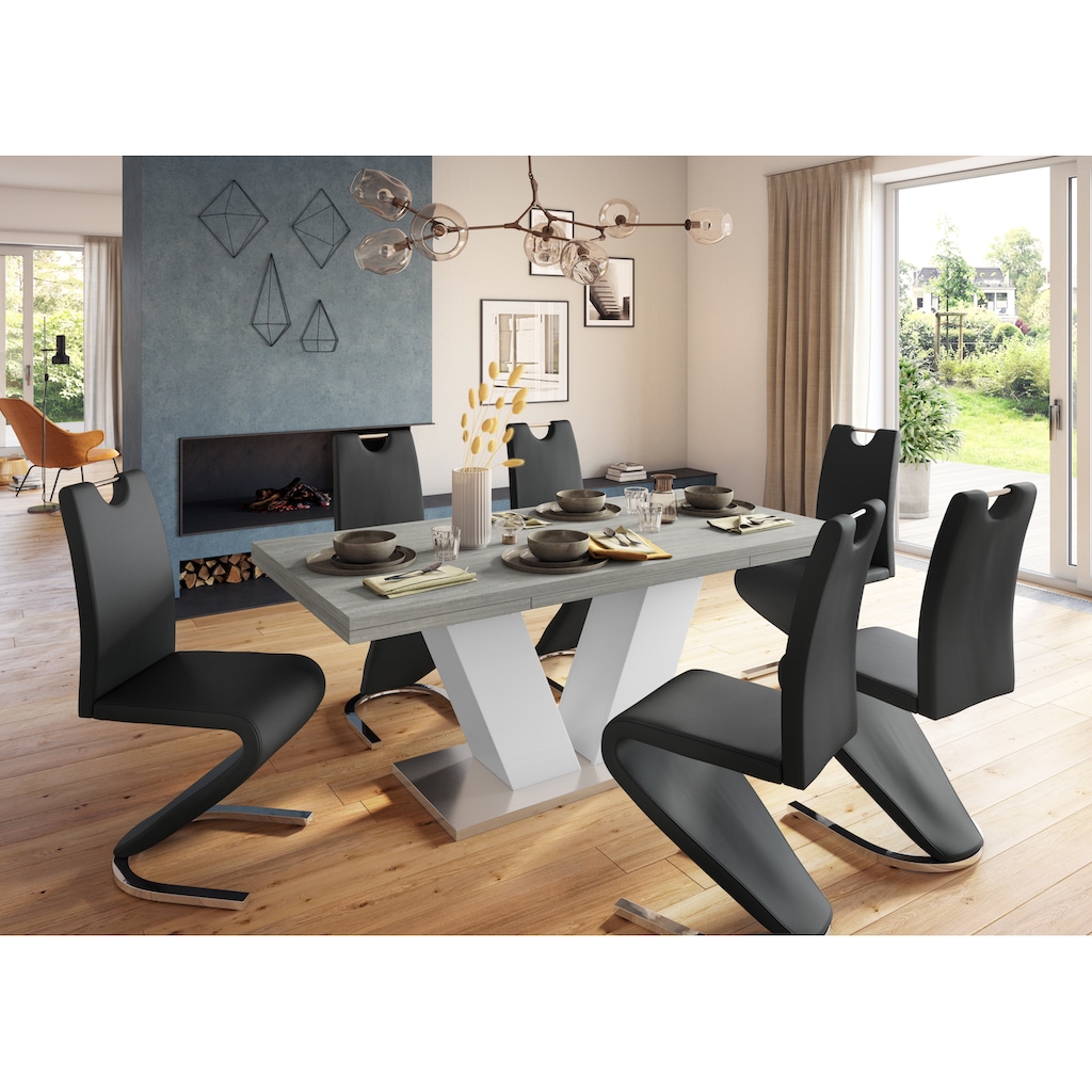 Homexperts Esszimmerstuhl »Zora 02«, (Set), 2 St., Kunstleder