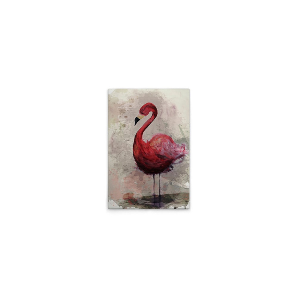 A.S. Création Leinwandbild »Flamingo - Wandbild Creme Beige Grau Keilrahmen günstig online kaufen