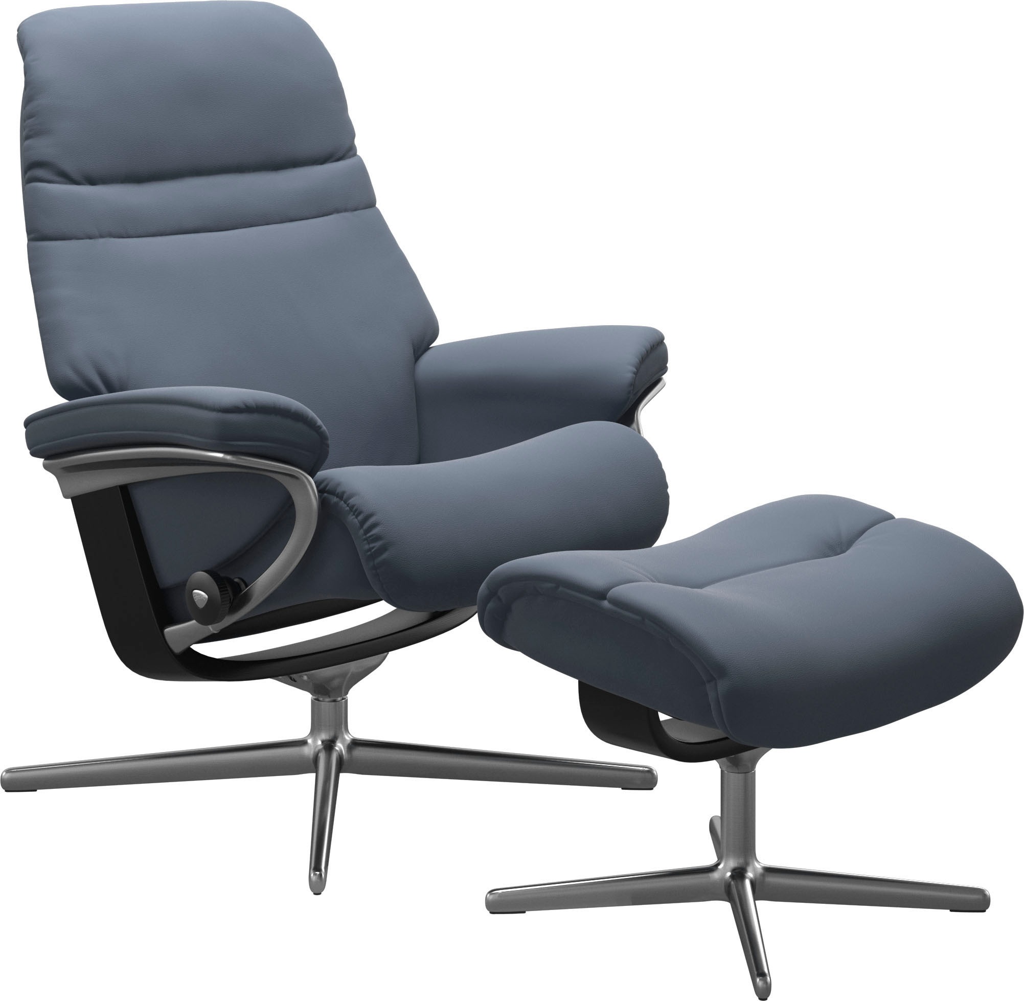 Stressless® Fußhocker »Sunrise«, mit Cross Base, Größe S, M & L, Holzakzent Schwarz