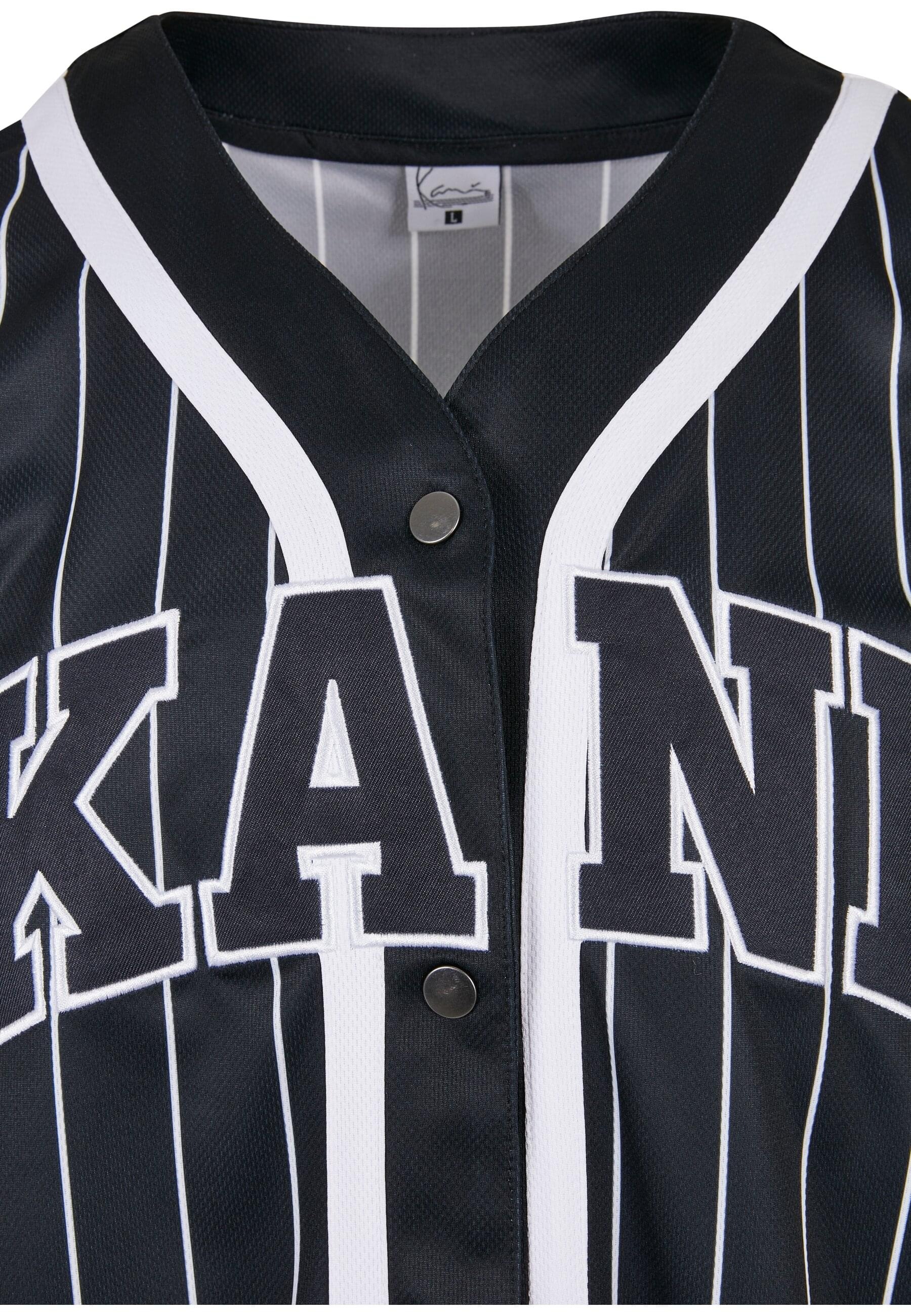 Karl Kani Langarmhemd »Karl Kani Herren KM221-115-1 Serif Pinstripe Baseball Shirt« 1 Stk.