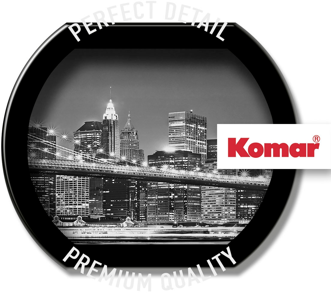 Komar Vliestapete »Digitaldruck Vlies - Brooklyn Bridge - Größe 400 x 140 cm«, bedruckt, Wohnzimmer, Schlafzimmer
