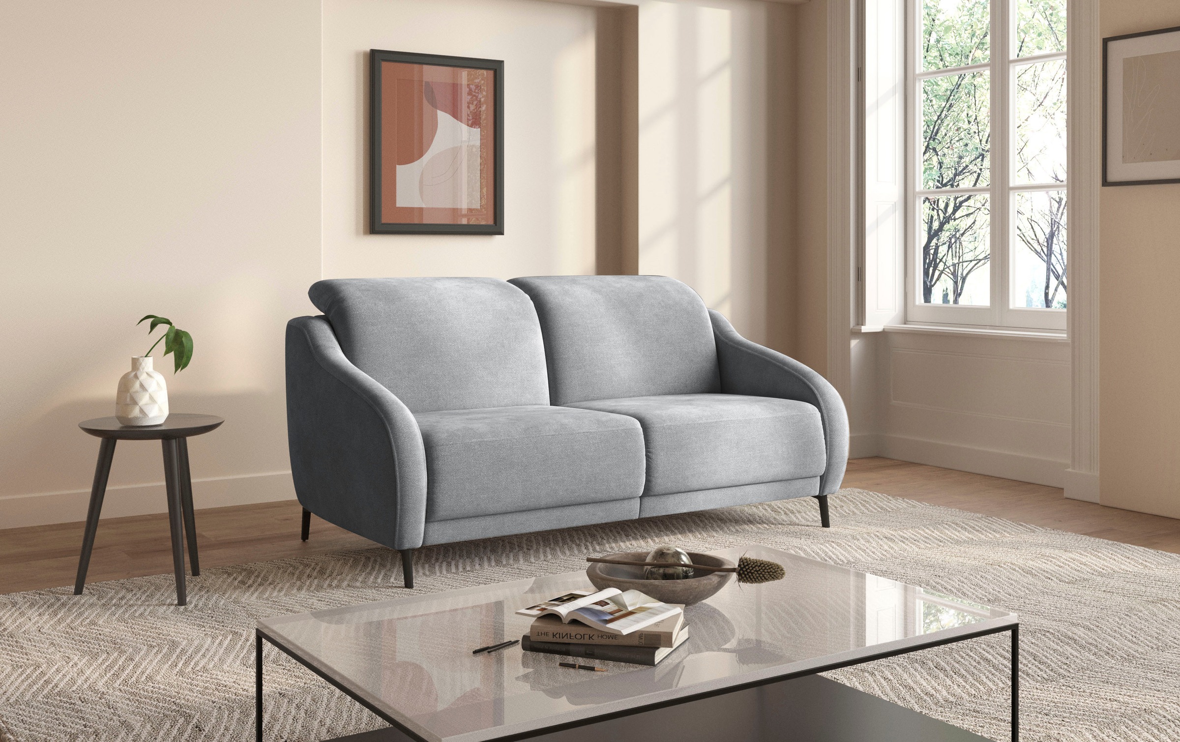 sit&more 2,5-Sitzer »Blues«, wahlweise mit Klapptisch und USB günstig online kaufen
