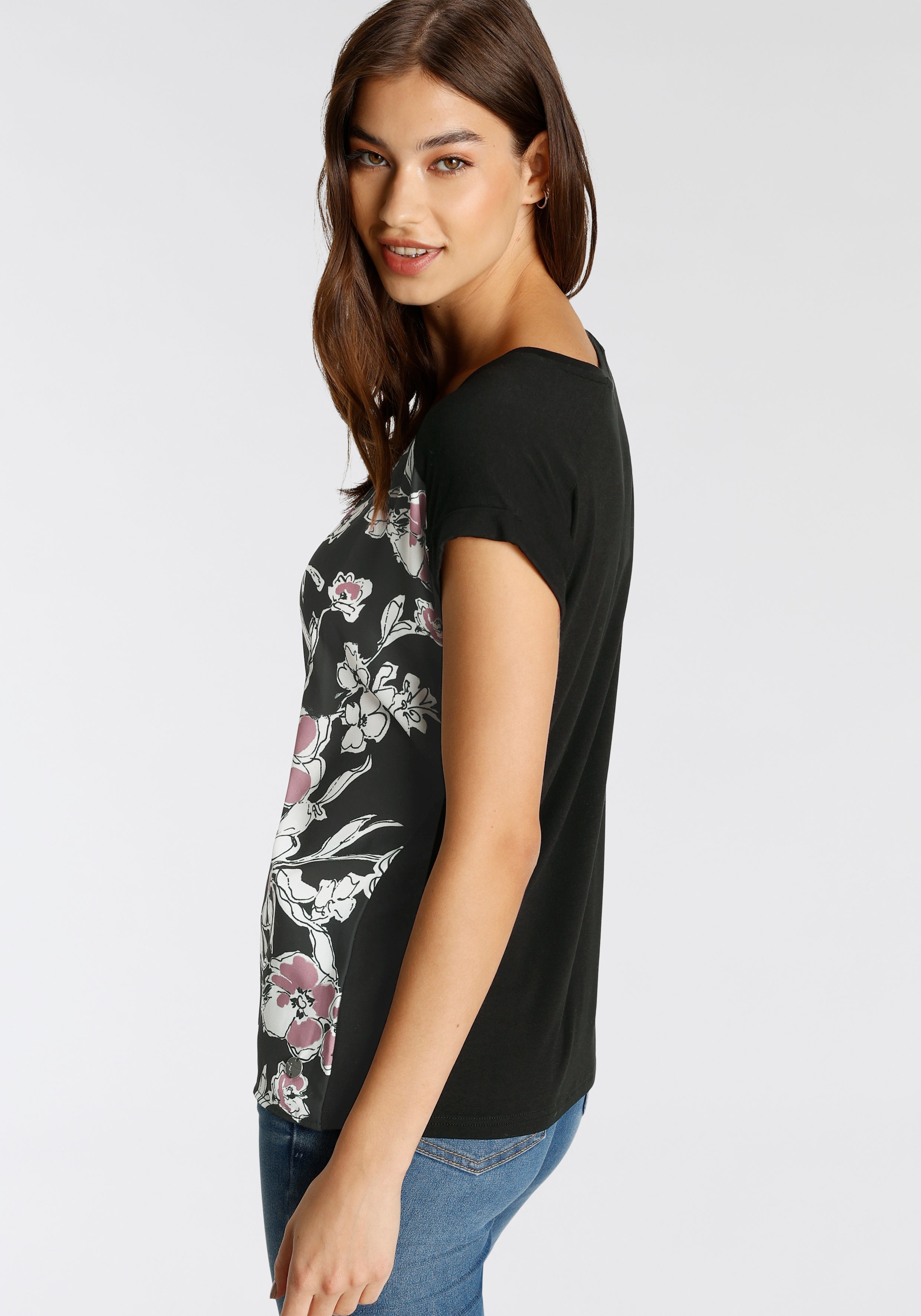 Tamaris Shirtbluse in lockerer Form mit Print