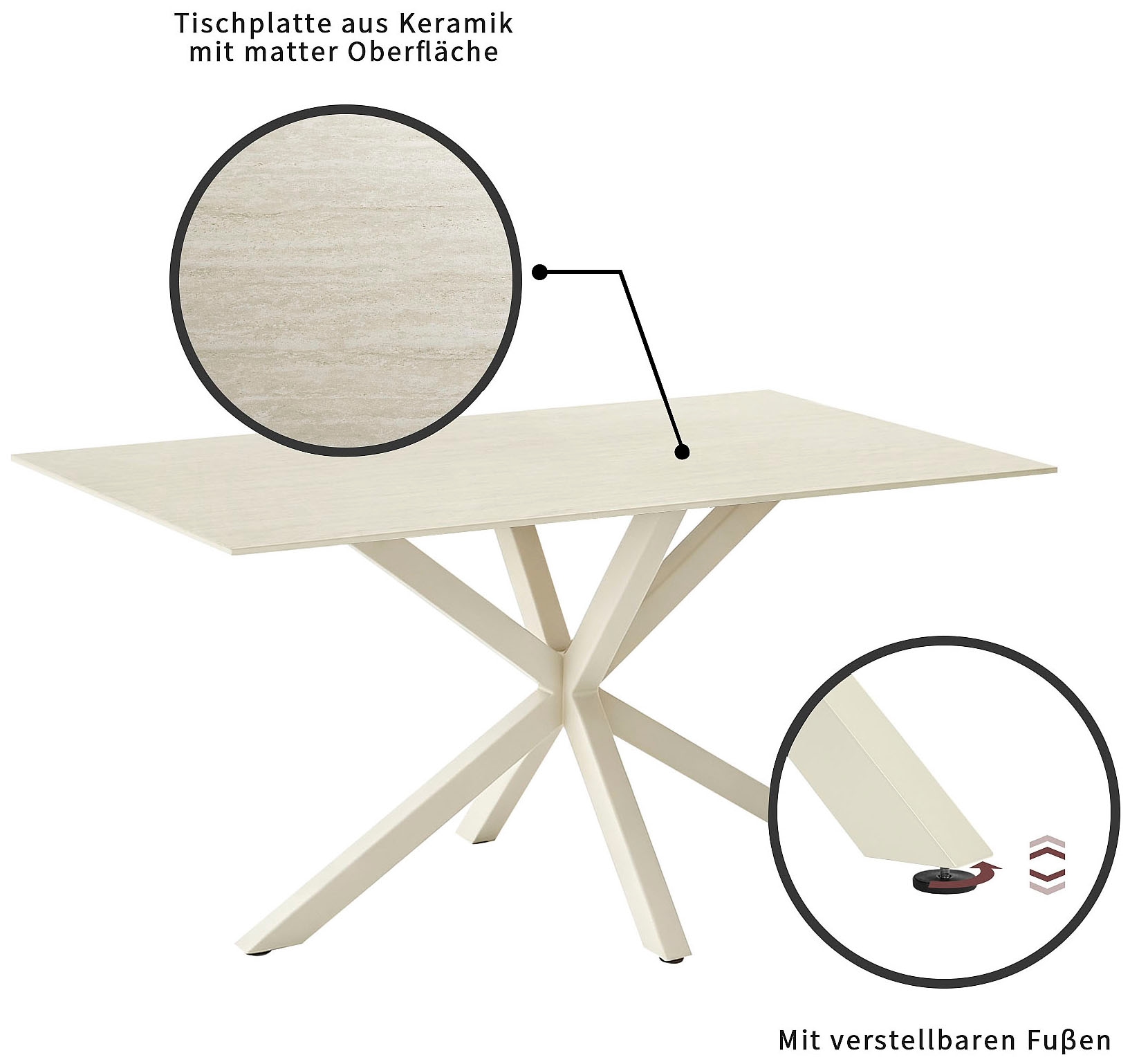 OTTO home Esstisch »Louvelle«