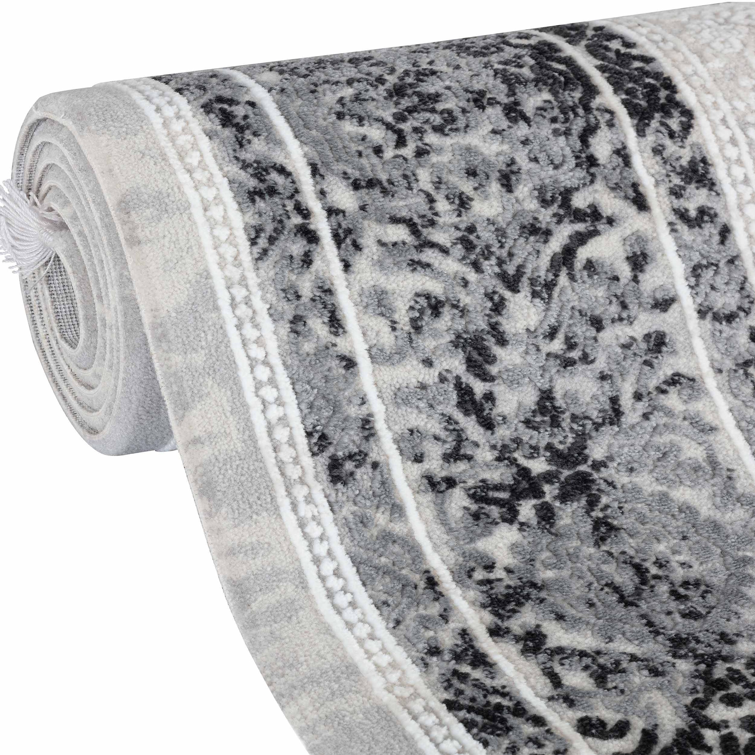 Sehrazat Teppich »Glory 240«, rechteckig, 10 mm Höhe, Wohnzimmer, Kurzflor, Hoch-Tief-Struktur